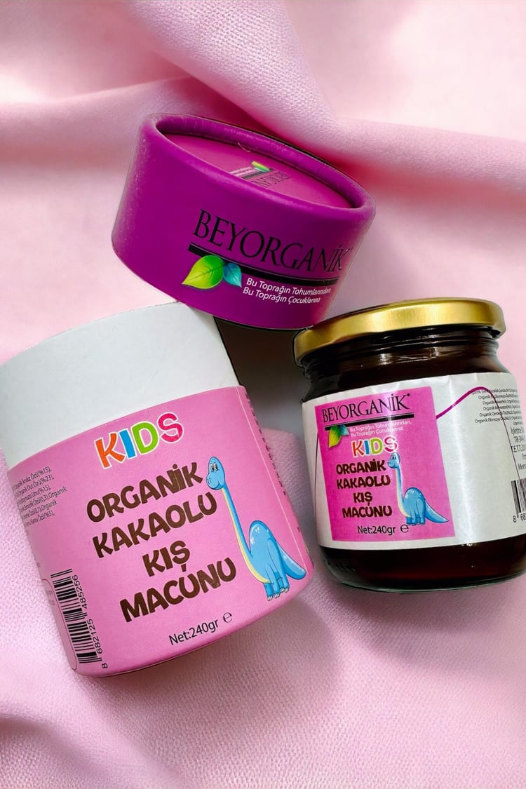 Organik Kakaolu Kış Macunu 240gr KİDS (PESTİSİT VE AĞIR METAL ANALİZLİ)