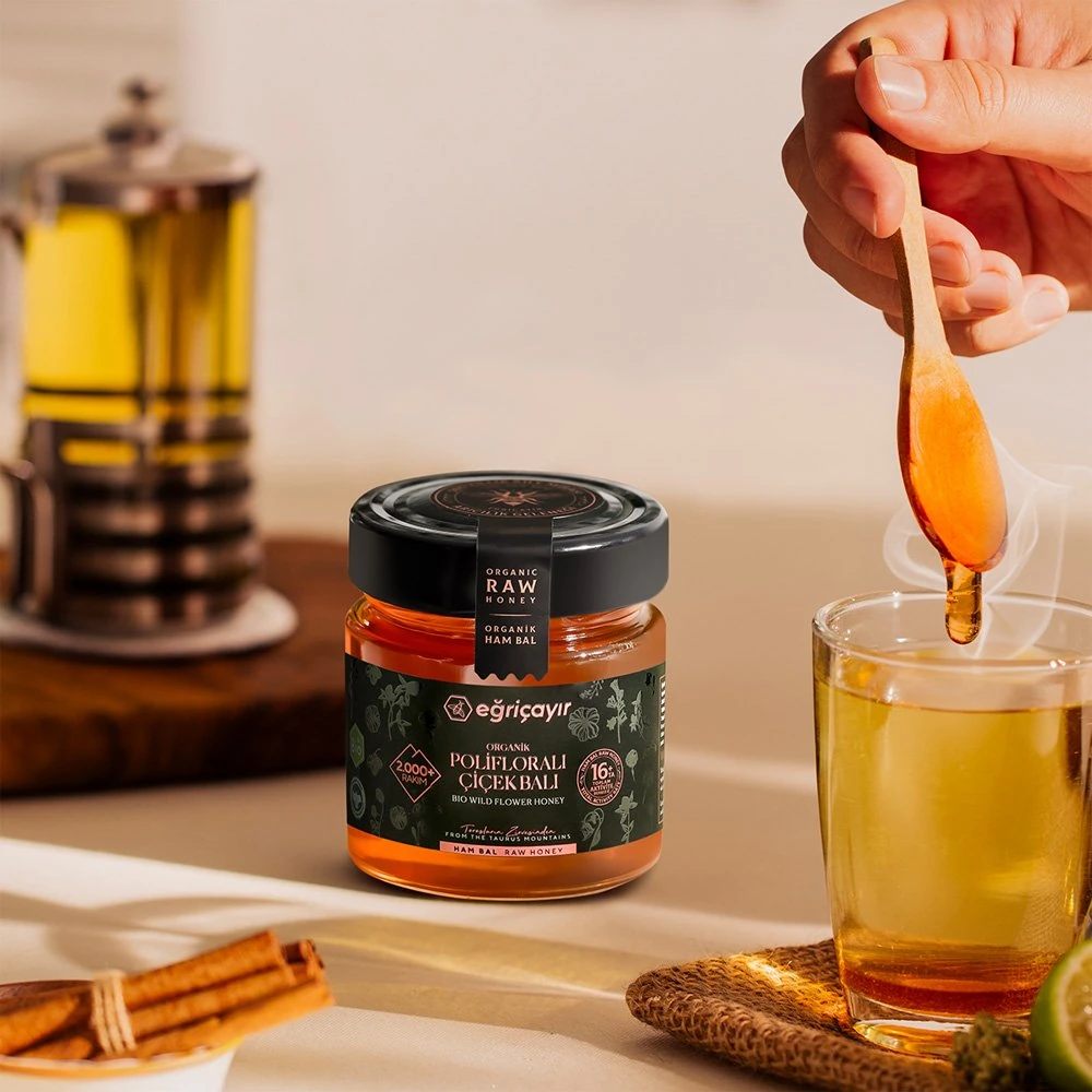 ORGANİK POLİFLORALI (ÇOK ÇİÇEKLİ) BAL TA16+