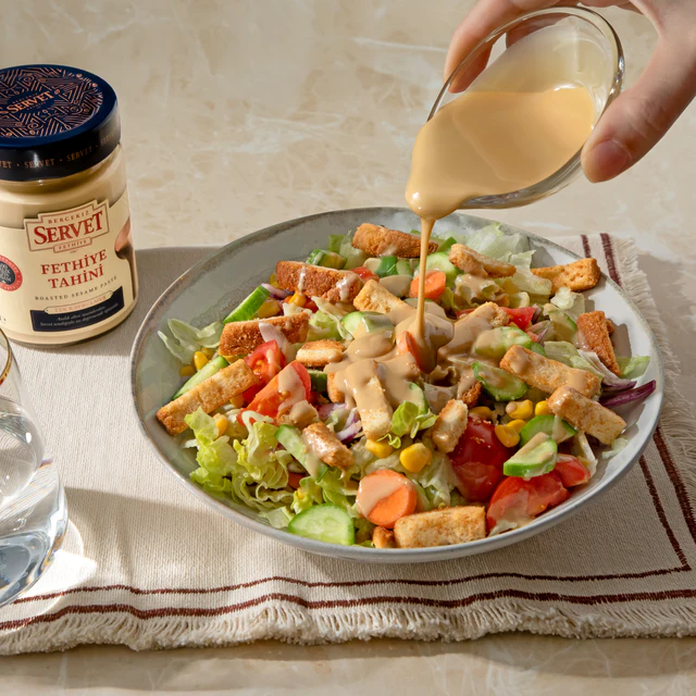 Tek Kavrulmuş Taze Servet Tahini - 300g