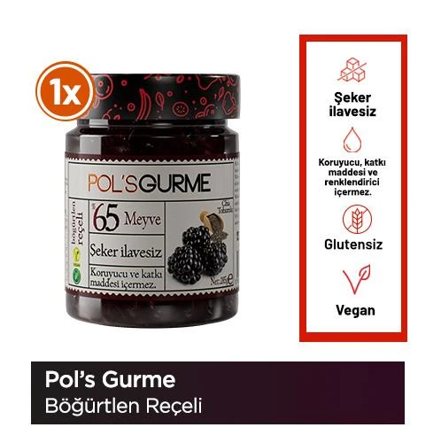 Şeker İlavesiz Böğürtlen Reçeli 285g