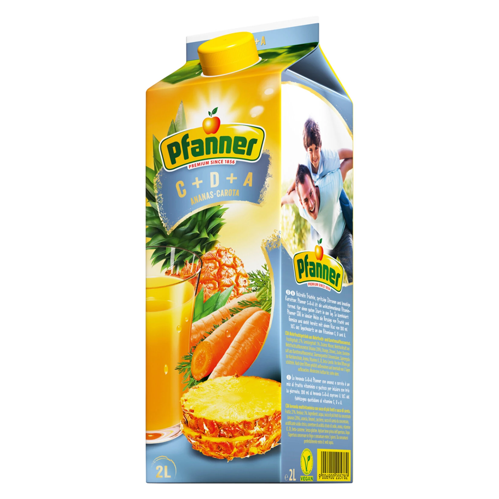 C+D+A Karışık Meyveli-Havuçlu İçecek 2L