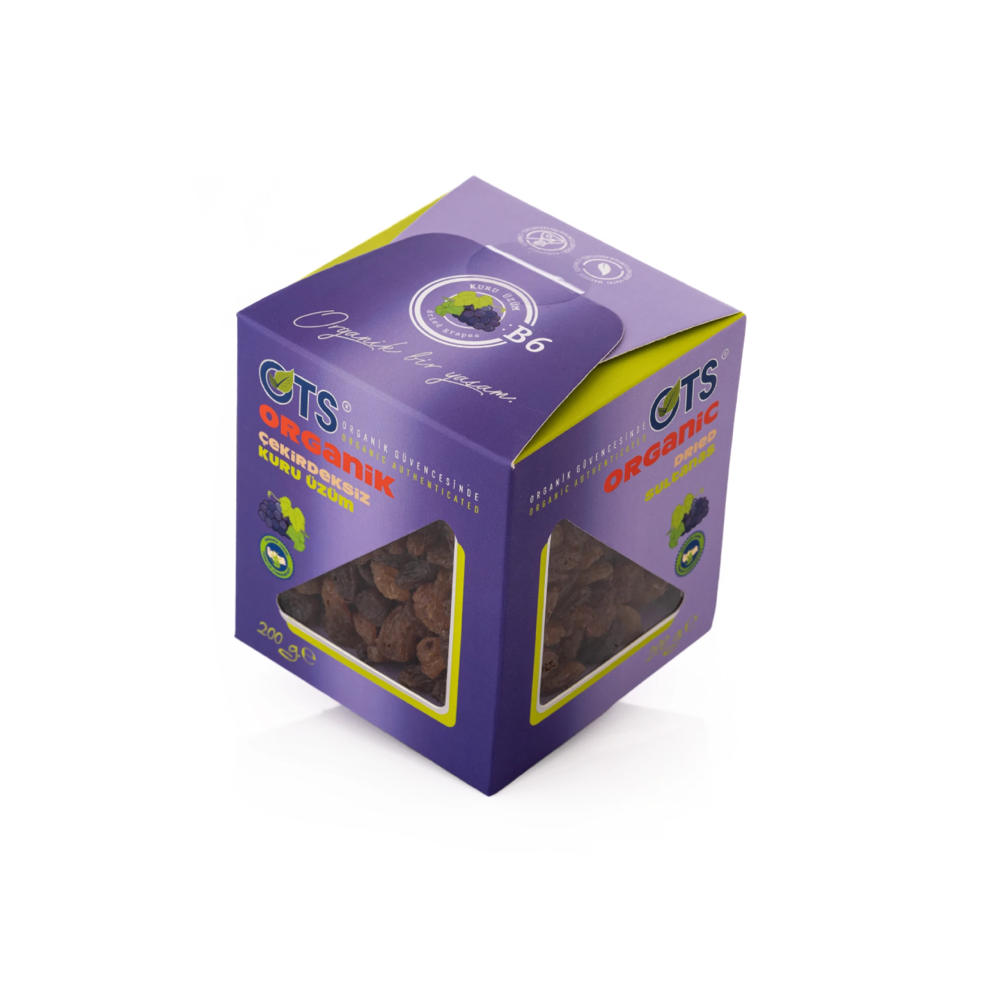 Organik Kuru Üzüm Çekirdeksiz