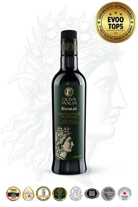 Domat Serisi Natürel Sızma Zeytinyağı 500 ml - Soğuk Sıkım - Erken Hasat