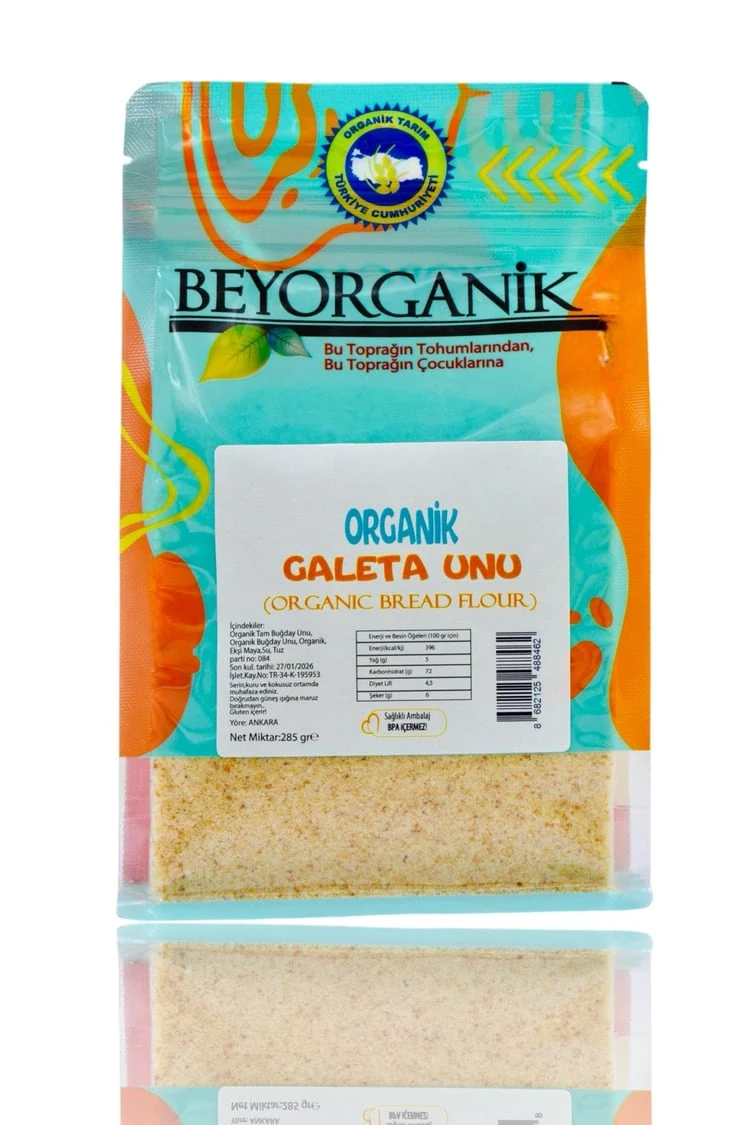 Organik Galeta Unu 285gr (PESTİSİT VE AFLATOKSİN ANALİZLİ)