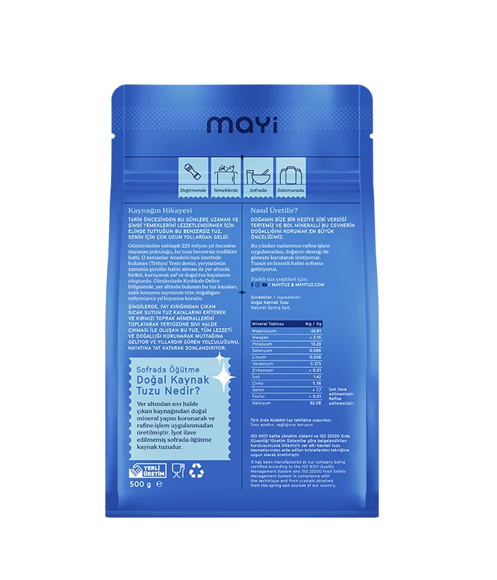 MAYİ SOFRADA ÖĞÜTME KAYNAK TUZU 500G