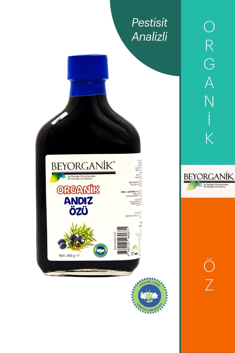 Organik Andız Özü 260gr Soğuk sıkım (PESTİSİT VE AĞIR METAL ANALİZLİ)