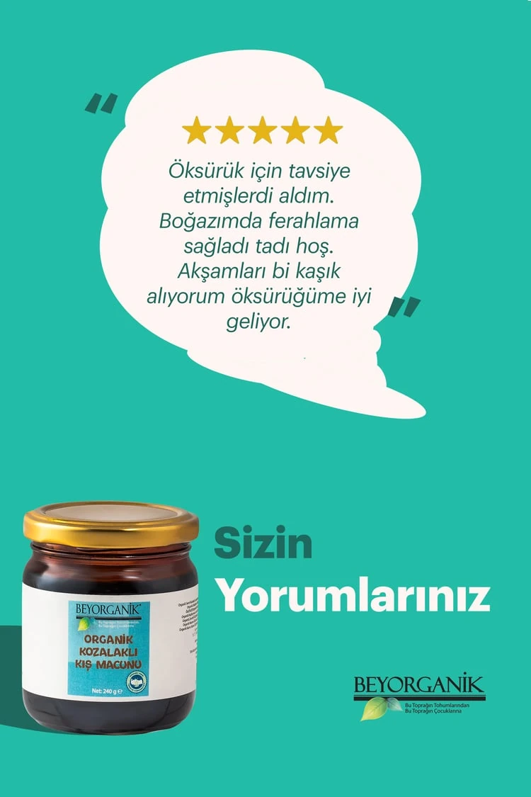 Organik Kozalaklı Kış Macunu 240gr (PESTİSİT VE AĞIR METAL ANALİZLİ)
