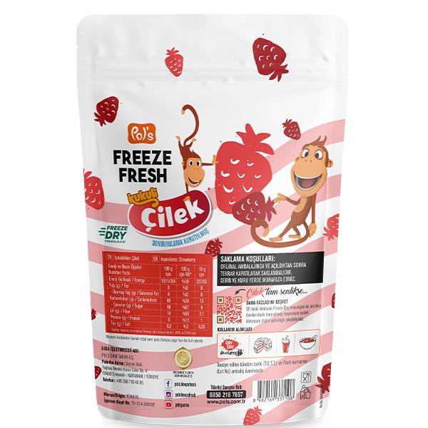 Freeze Fresh Dondurularak Kurutulmuş Kukuli Çilek 15g