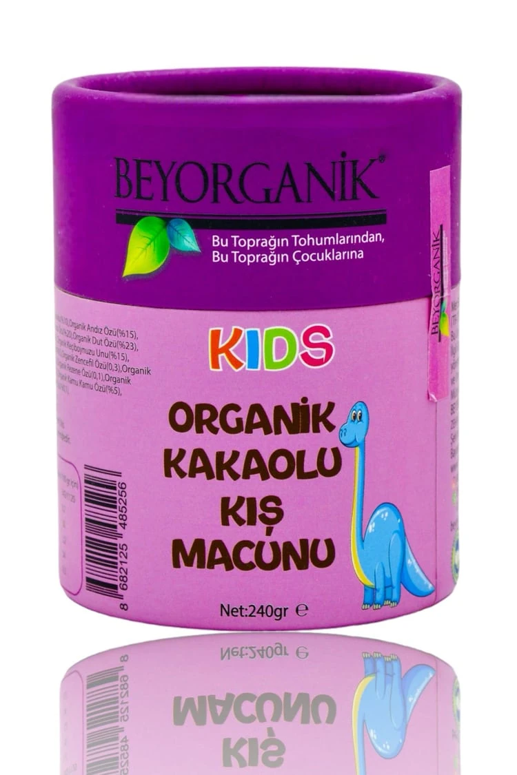 Organik Kakaolu Kış Macunu 240gr KİDS (PESTİSİT VE AĞIR METAL ANALİZLİ)