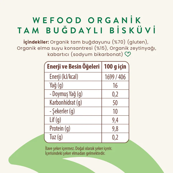Kids Organik Tam Buğdaylı Bisküvi 55g
