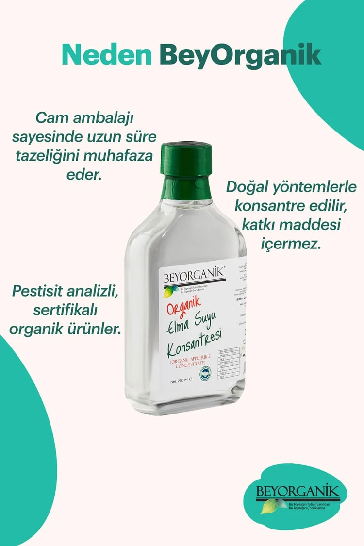 Organik Elma Suyu Konsantresi 248gr