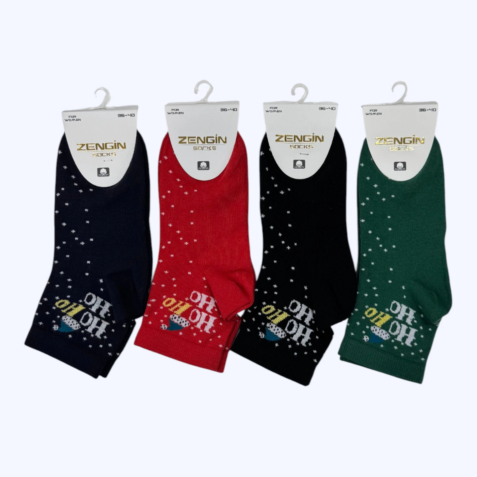 Penye Yılbaşı Kadın Kısa Konç