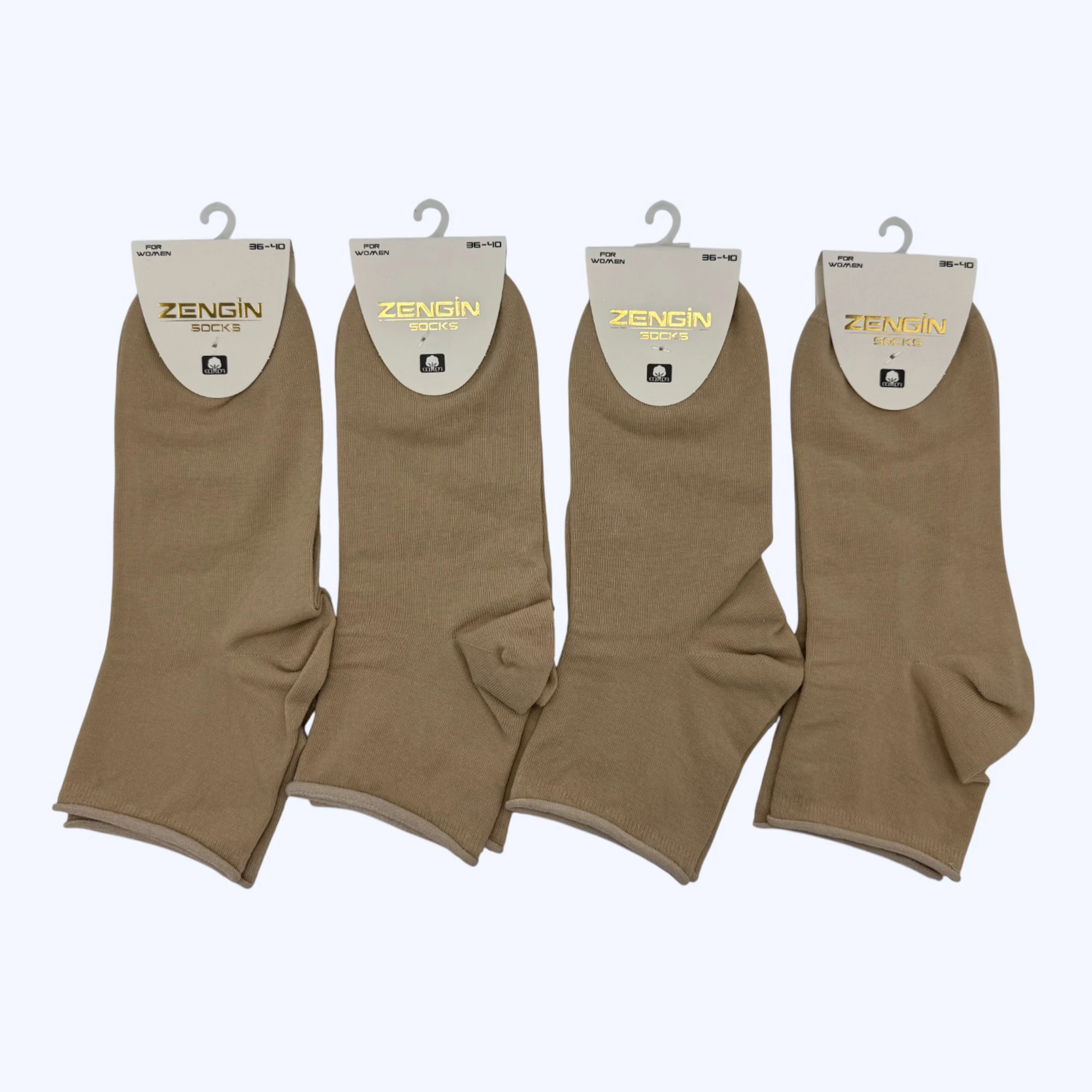 Penye Lastiksiz Diyabetik Kısa Konç Çorap