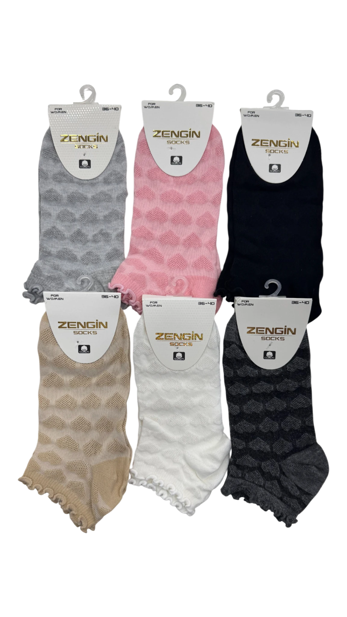 Penye Kabartmalı Fırfırlı Bayan Patik