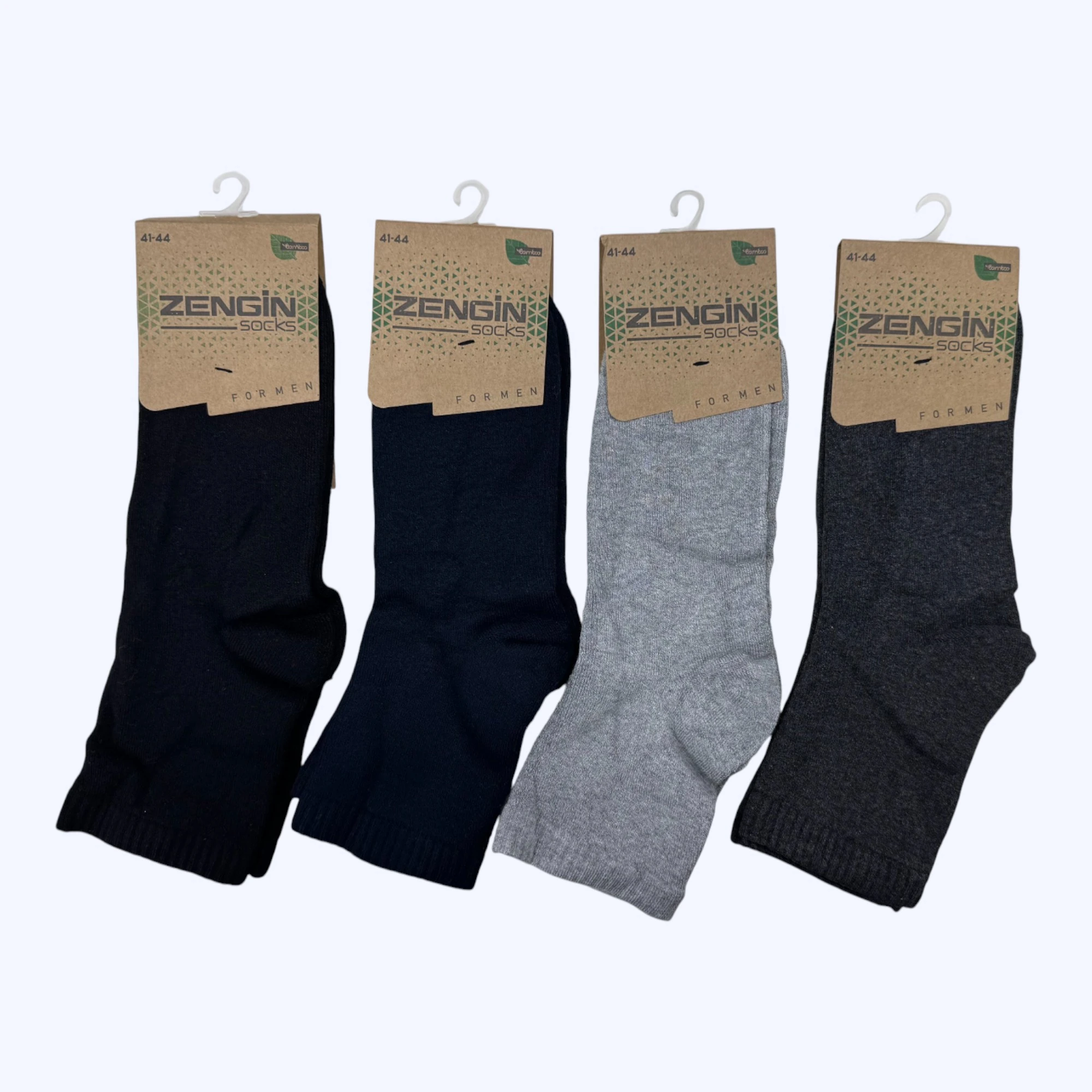 Bambu Havlu Asorti Erkek Kısa Konç