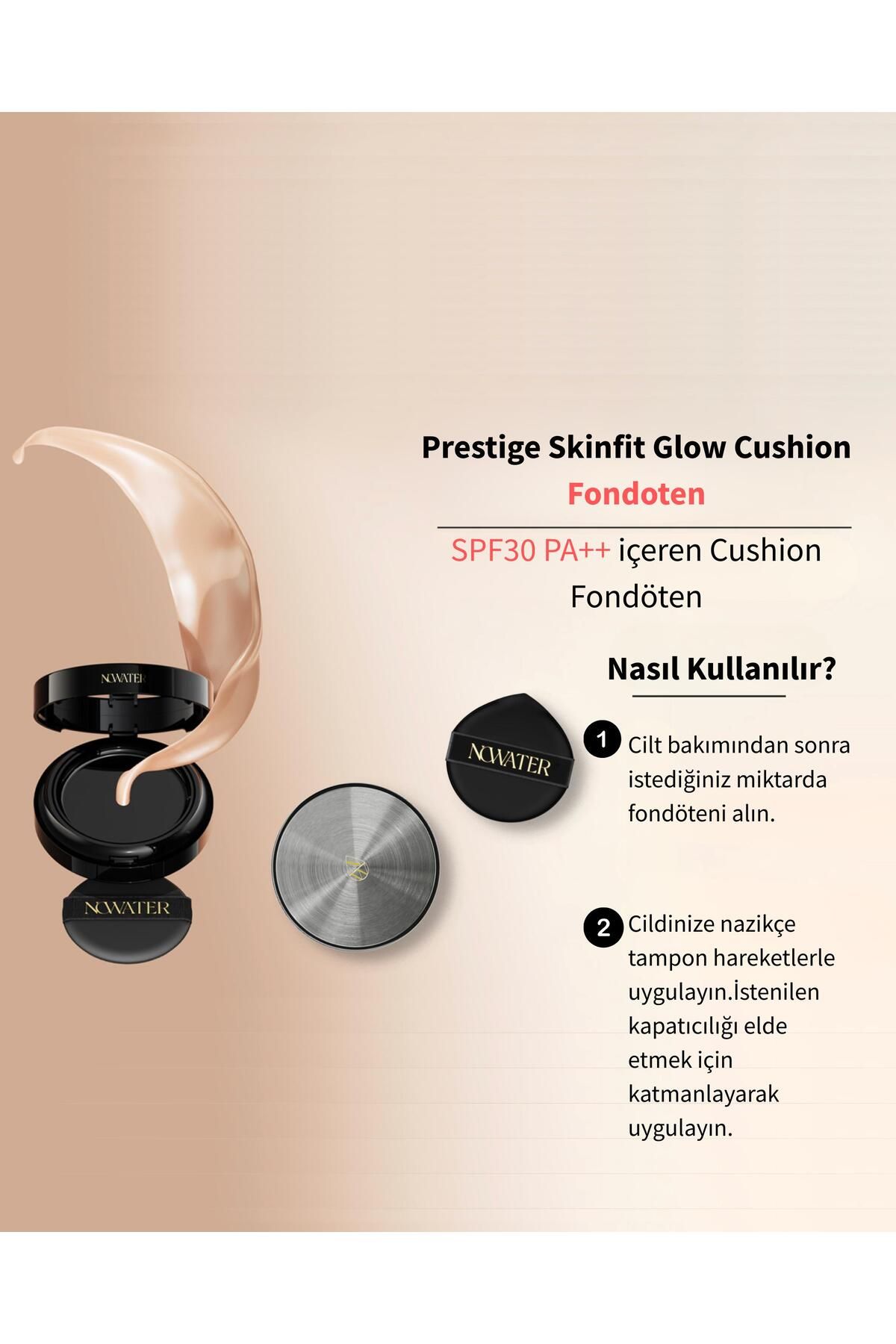 Prestige Skinfit Işıltılı Kapatıcı Cushion - 01