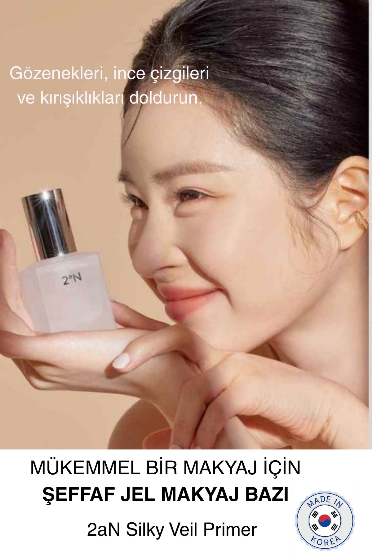 Gözenek Kırışıklık ve İnce Çizgileri Kapatan Şeffaf Jel Makyaj Bazı 30ml