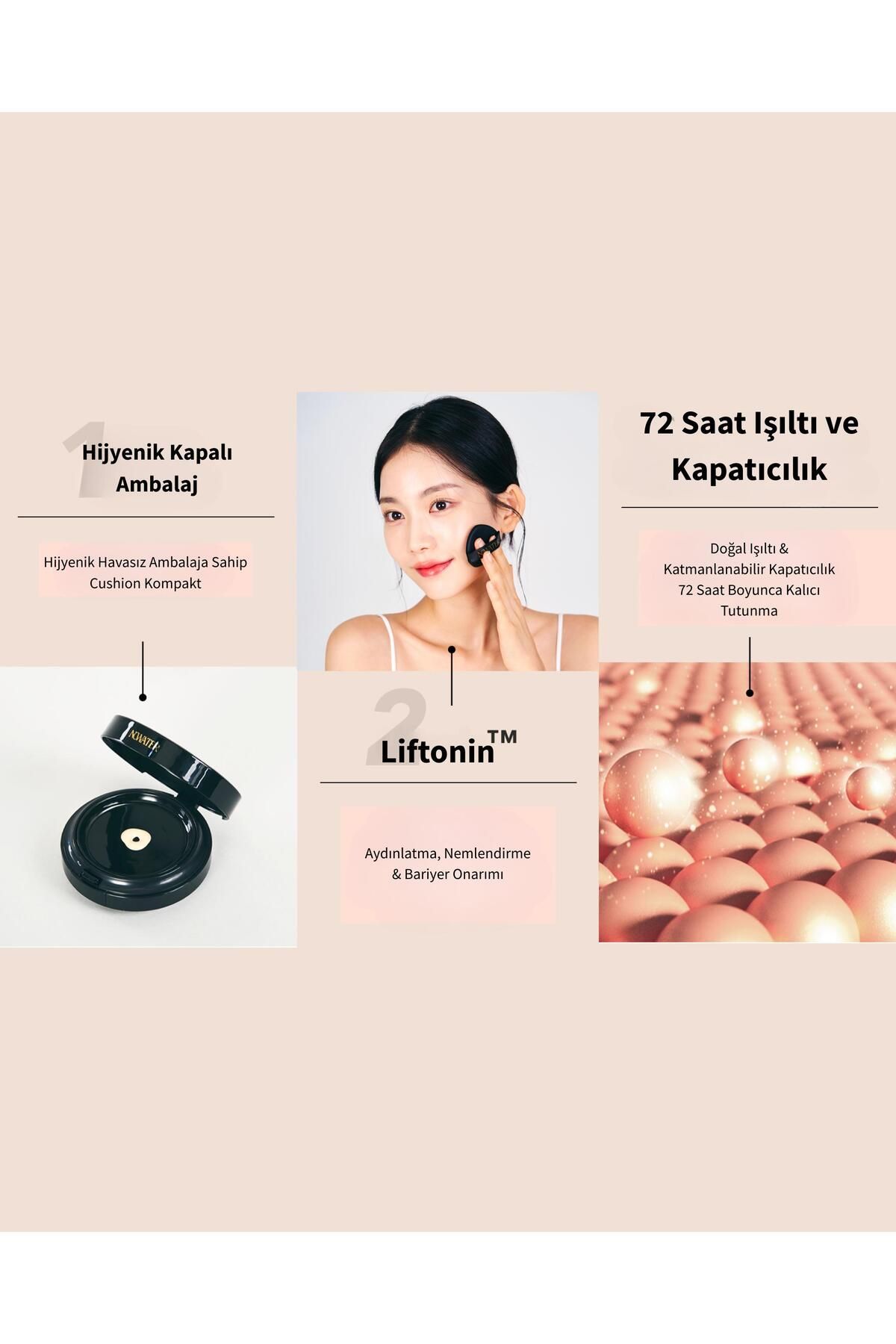 Prestige Skinfit Işıltılı Kapatıcı Cushion - 01 Yedek