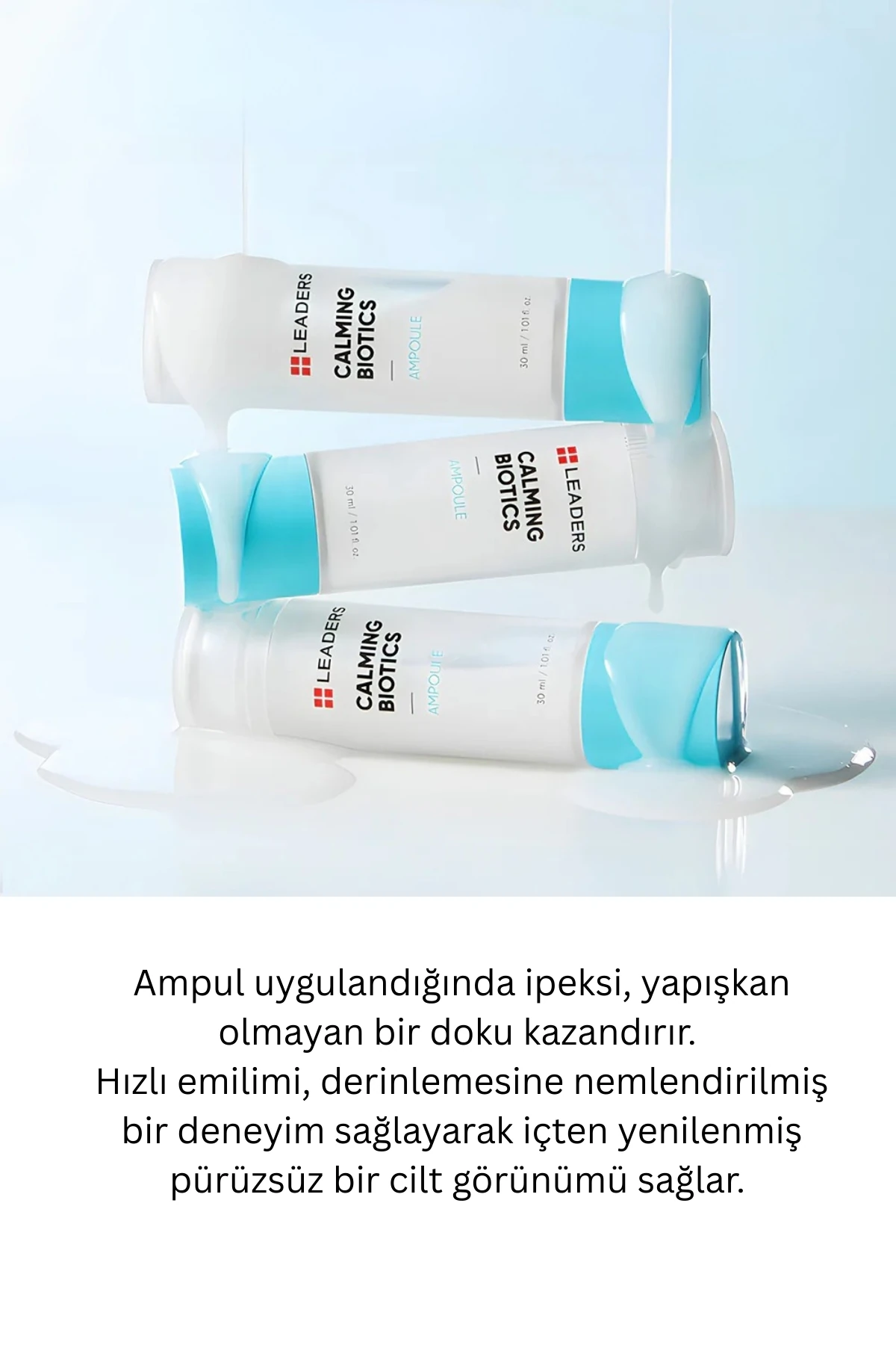 Cilt Bariyer Onarımını Destekleyen Yatıştırıcı ve Nemlendirici Yüz Bakım Ampulü 30ml