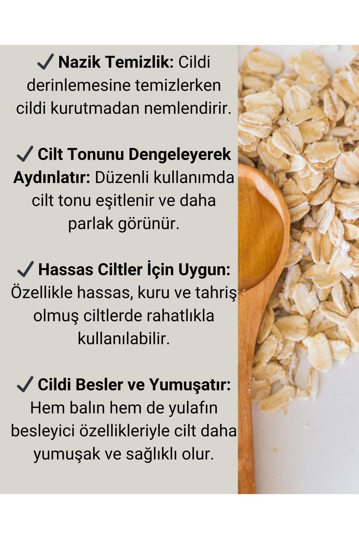 Ballı Yulaf Özlü Nemlendirici ve Besleyici Cilt Bakım Sabunu