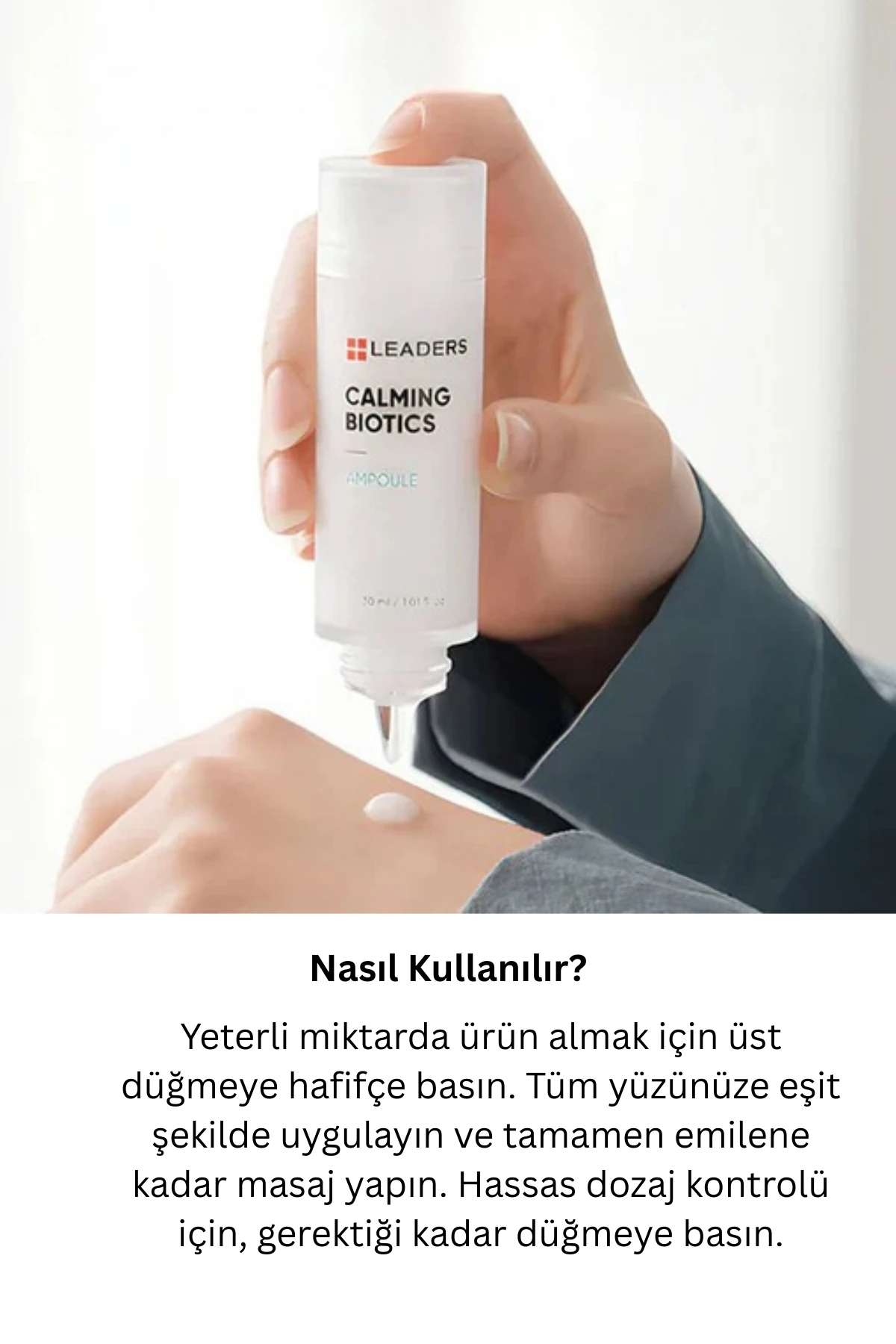 Cilt Bariyer Onarımını Destekleyen Yatıştırıcı ve Nemlendirici Yüz Bakım Ampulü 30ml