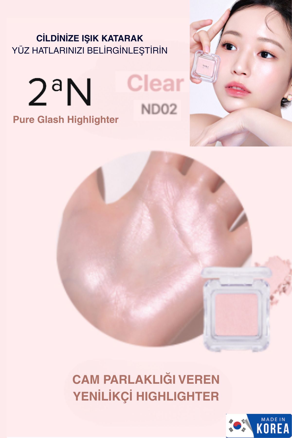 Cam Parlaklığı Veren Yenilikçi Toz Highlighter (Aydınlatıcı)