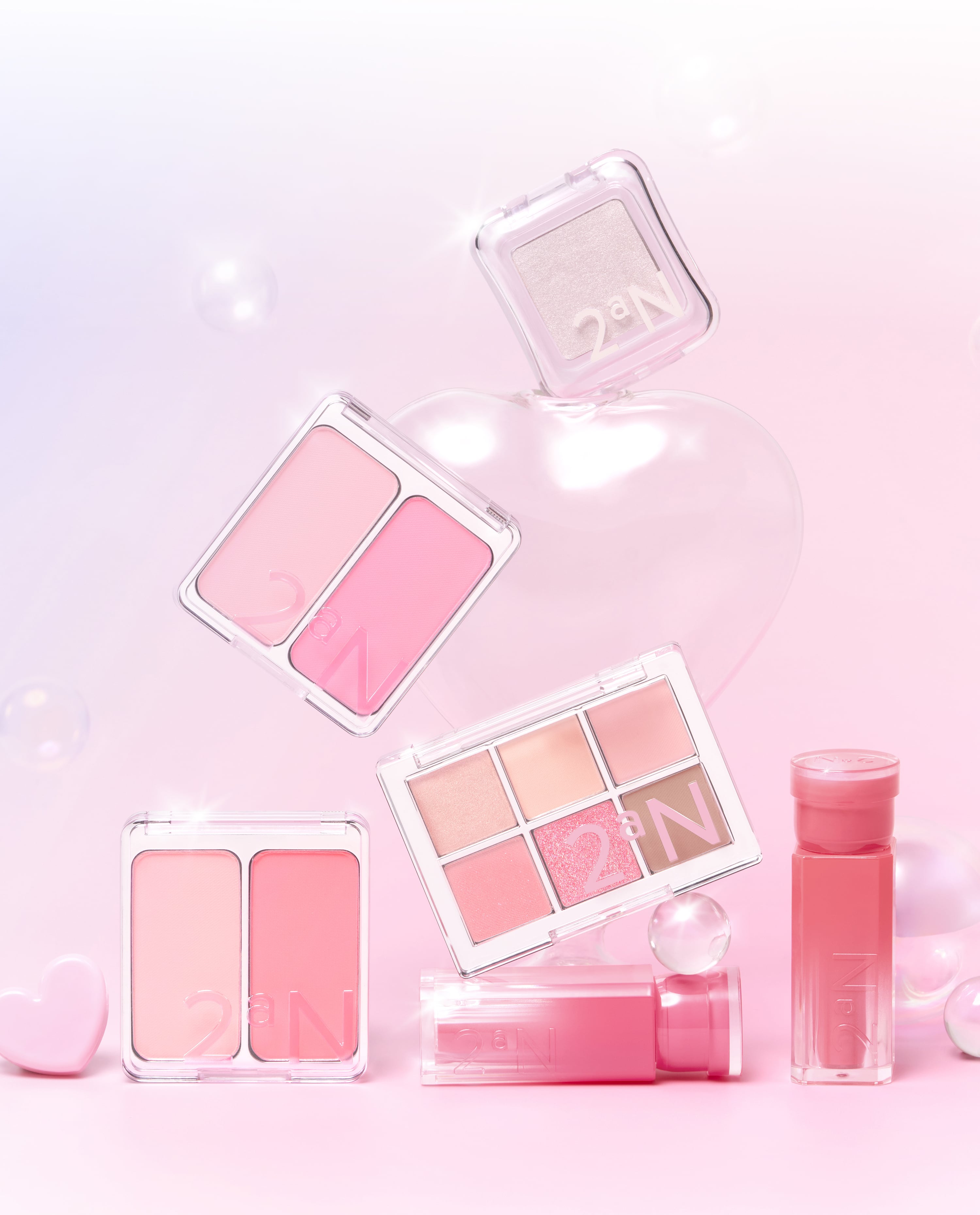 2aN 6’lı Far Paleti – Mat, Simli ve Işıltılı Renkler | Yüksek Pigment, Düşük Tozutma, Uzun Süre Kalıcılık