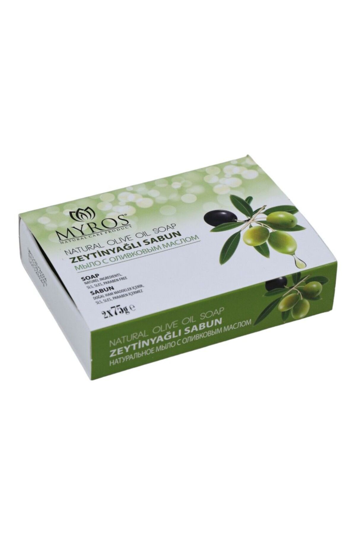 Doğal Zeytinyağlı Sabun 2x75 Gr