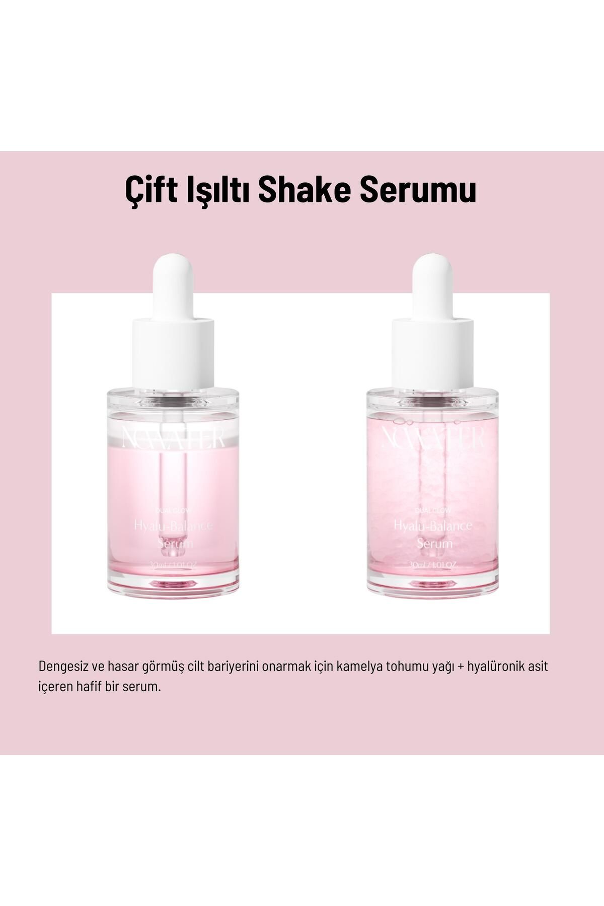 Çift Etkili Işıltı & Hyalüronik Denge Serumu
