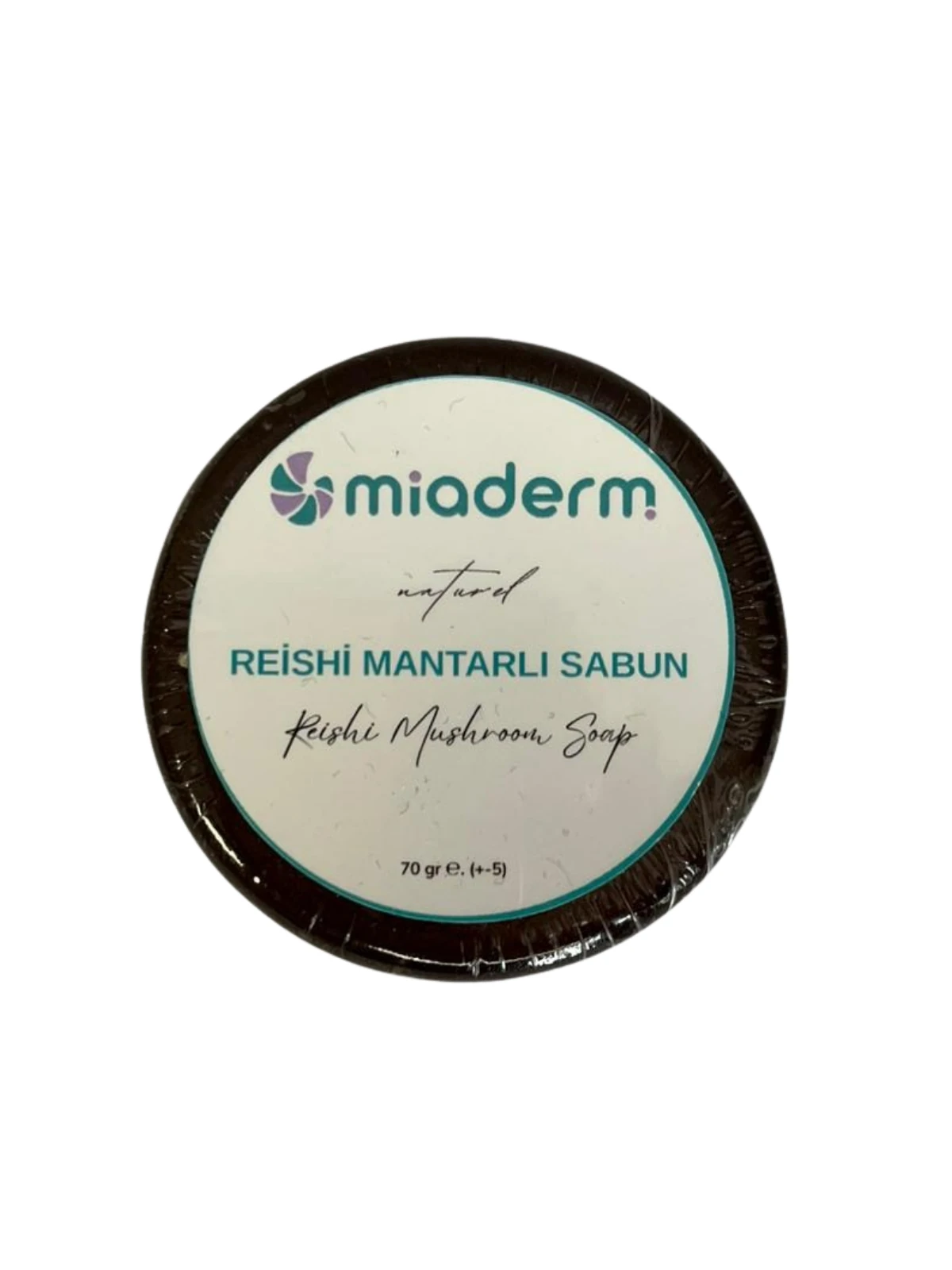 Miaderm Reishi Mantarlı Doğal Sabun 70 gr | Cilt Yenileyici & Antioksidan Etkili