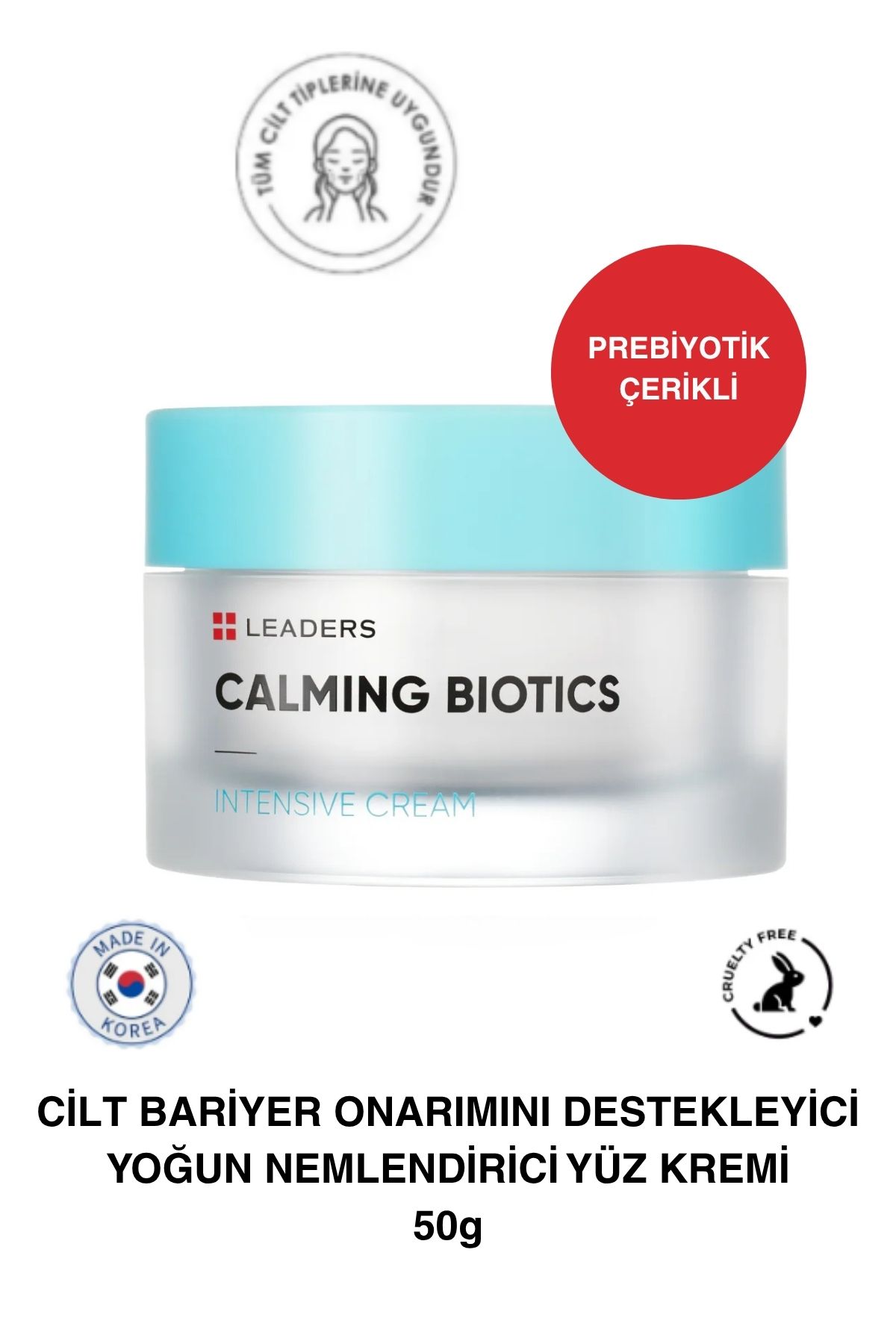 CİLT BARİYER ONARIMINI DESTEKLEYEN YOĞUN NEMLENDİRİCİ YÜZ KREMİ 50g