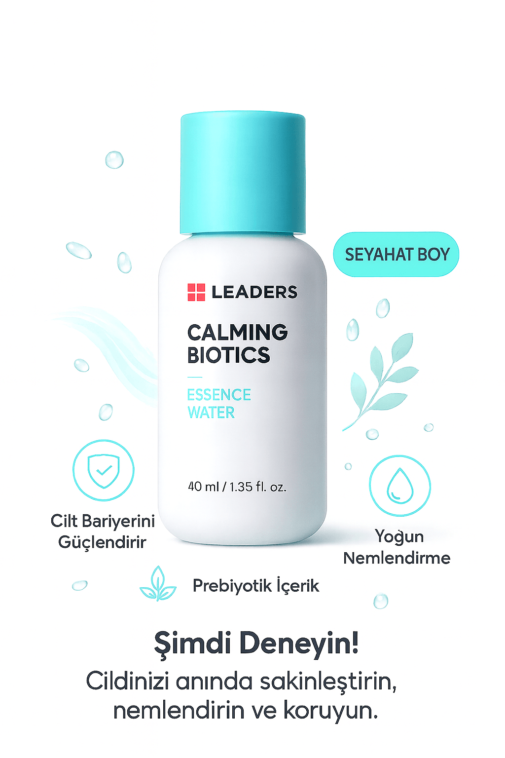 Arındırıcı & Nemlendirici Cilt Bariyer Onarıcı Tonik 40 ml – Travel Size Seyahat Boy