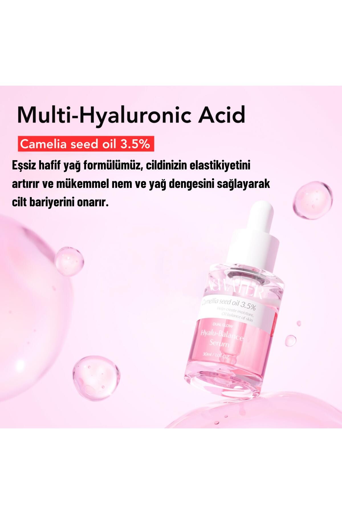 Çift Etkili Işıltı & Hyalüronik Denge Serumu