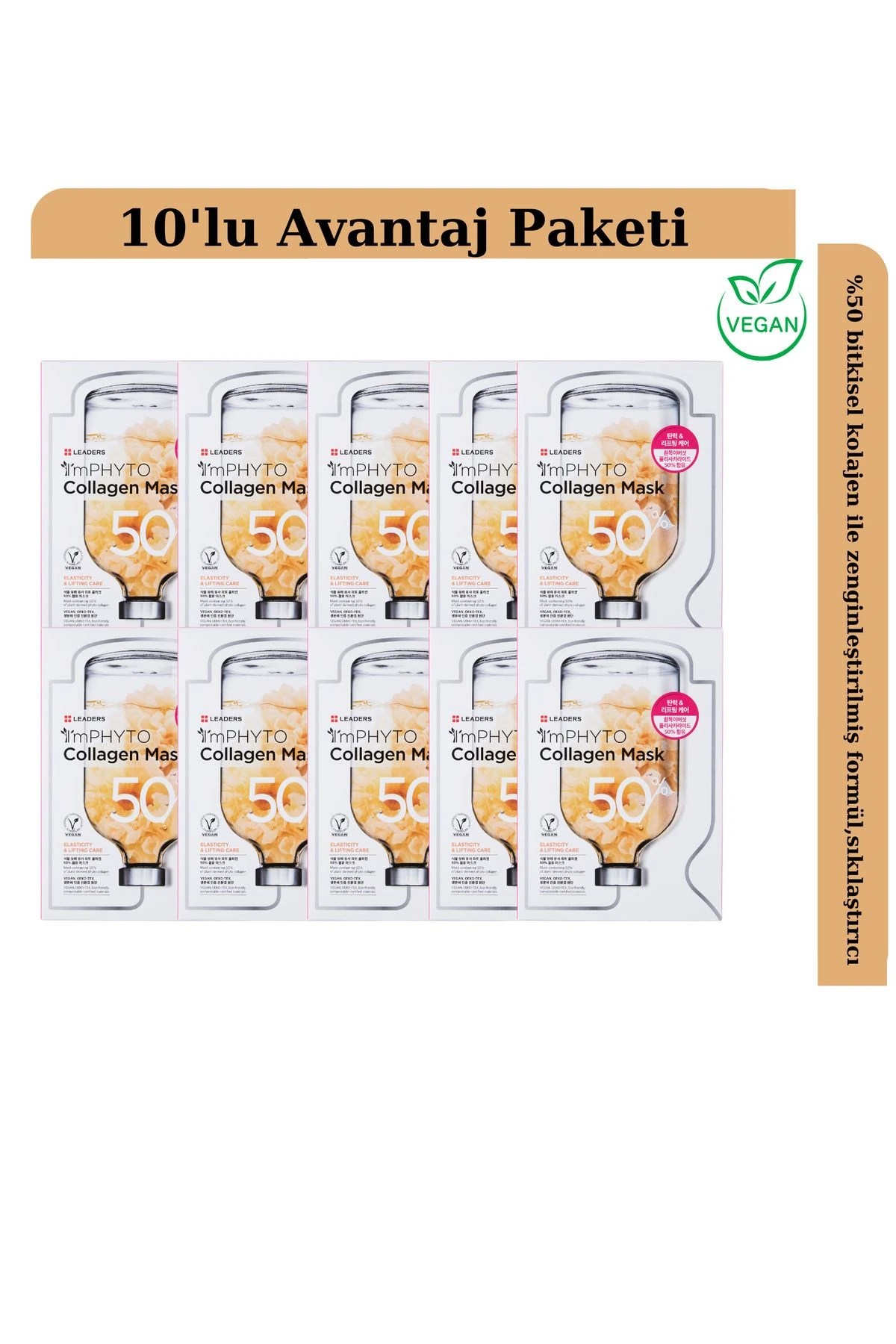 ImPHYTO Kolajen İçerikli Maske 10 Adet