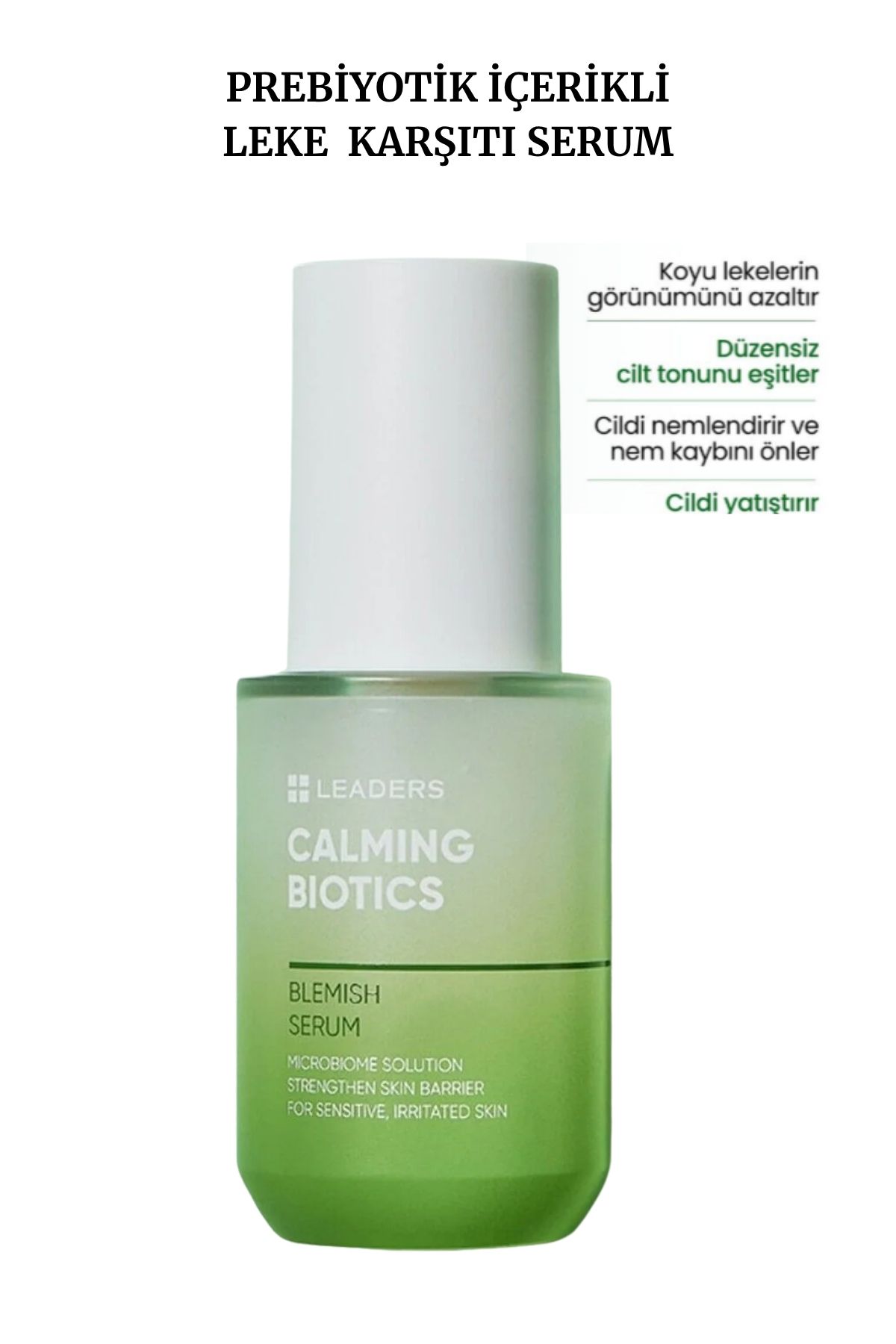 Prebiyotik İçerikli Leke Karşıtı Aydınlatıcı Ve Ton Eşitleyici Serum 30ml