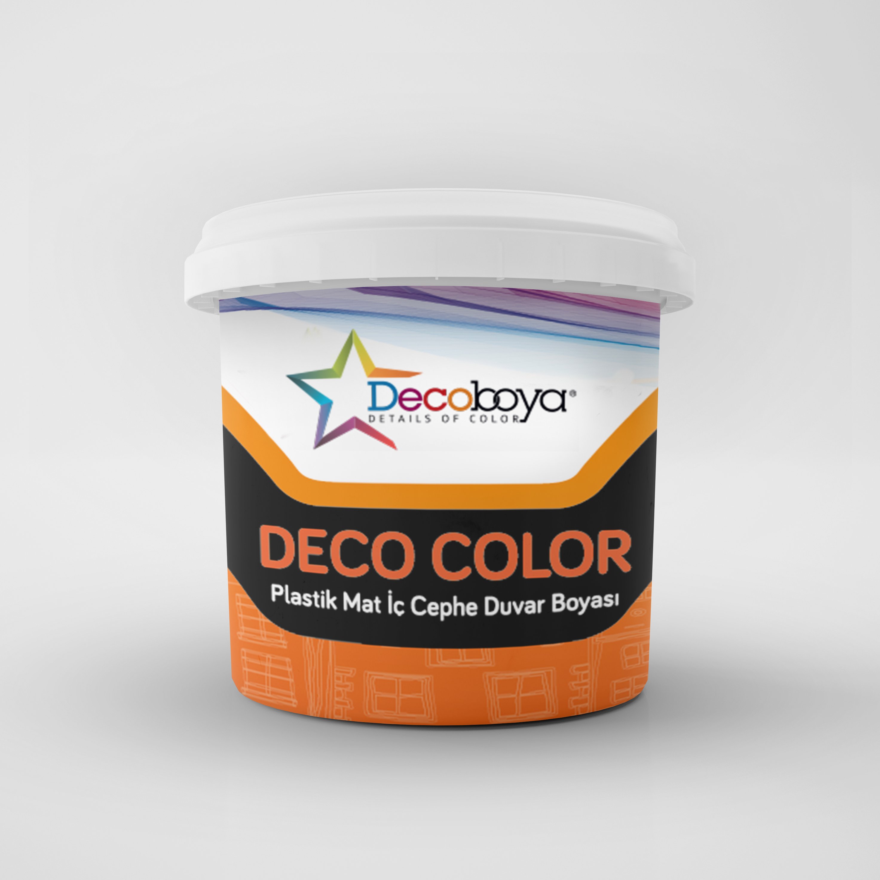 Deco Color Plastik Mat İç Cephe Duvar Boyası 3 Kg Beyaz main variant image