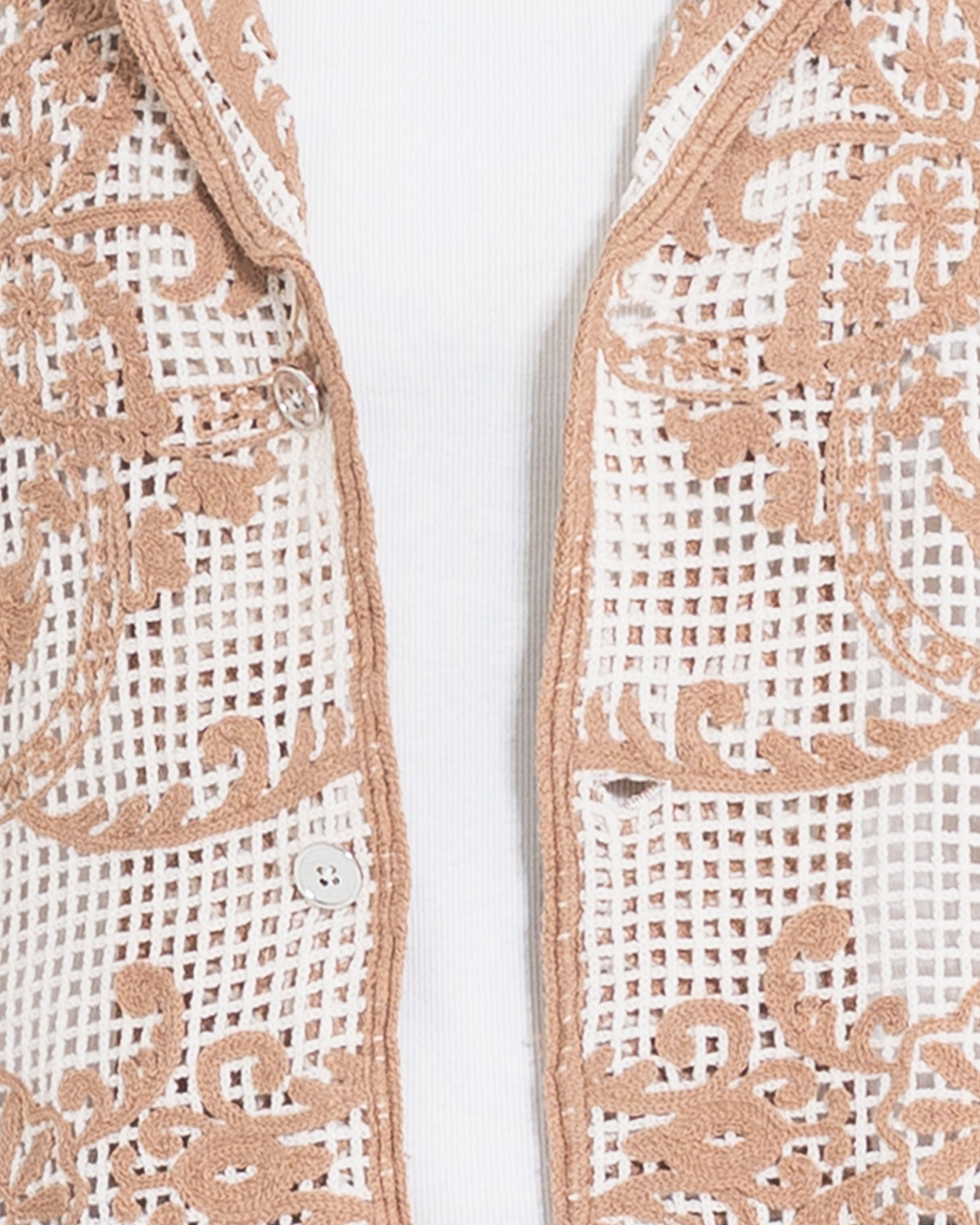 Unisex Knitted Ember Lace Shirt