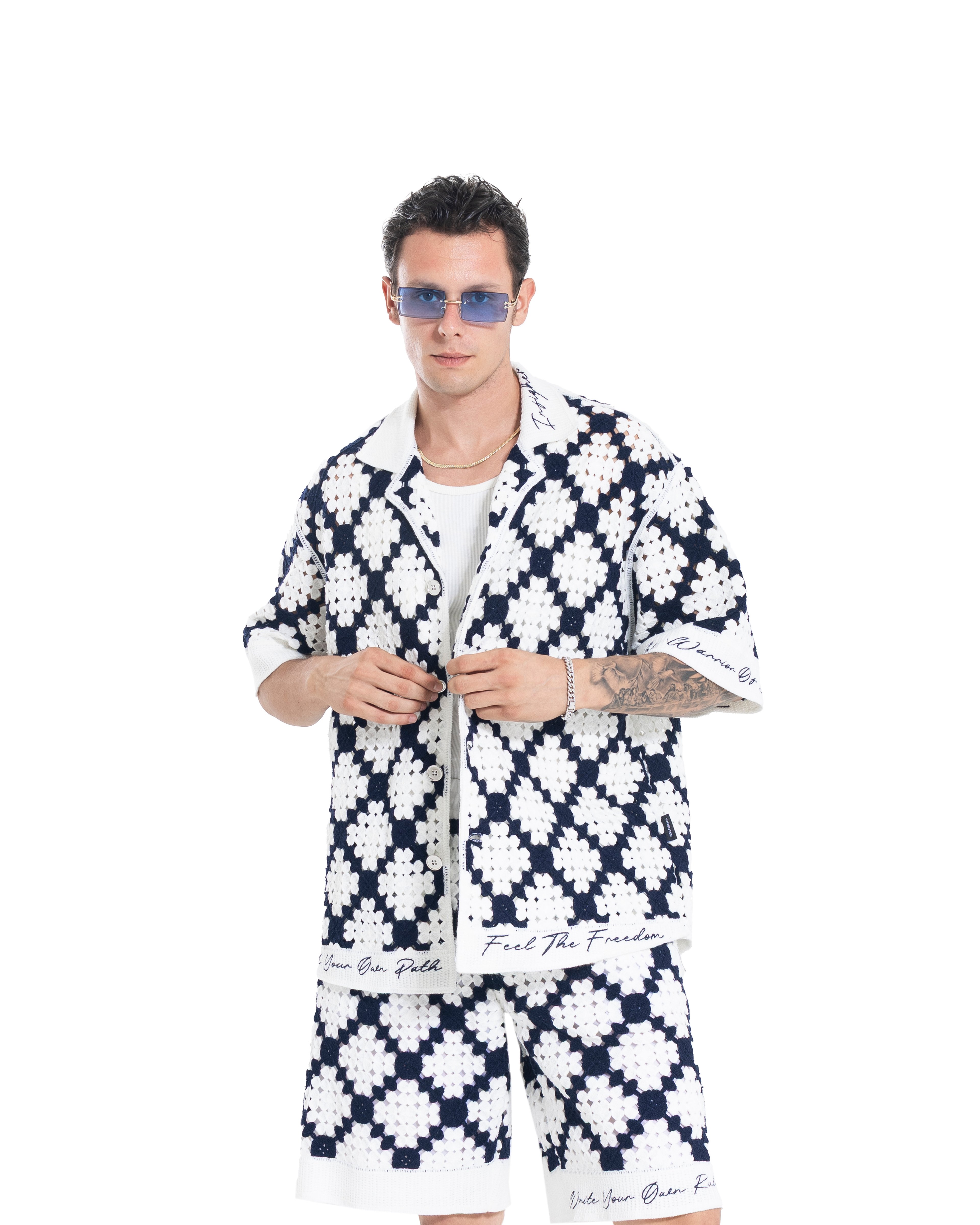 Unisex Knitted Feel The Flow Shirt