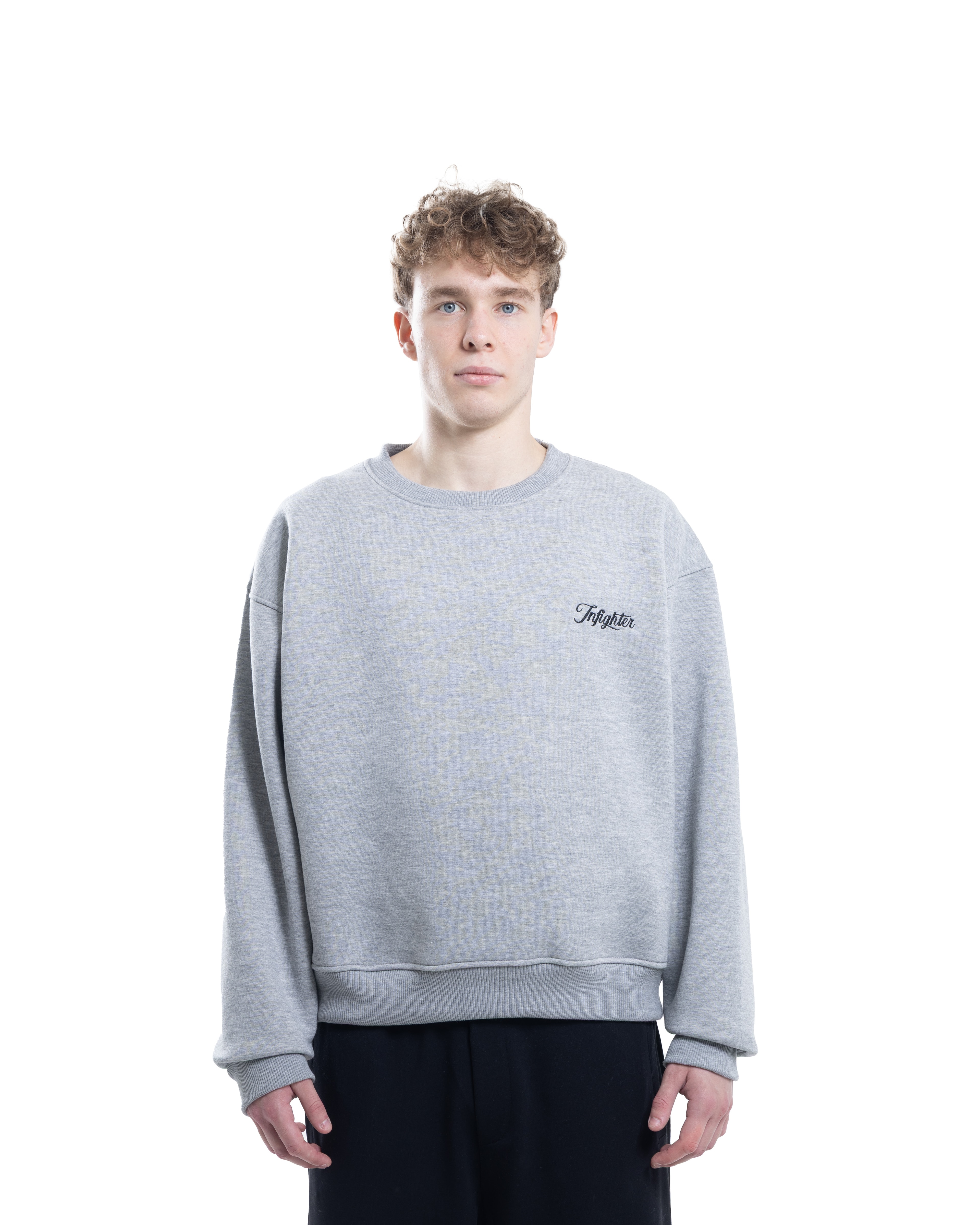 Gıri Bisiklet Yaka Basıc Sweatshirt