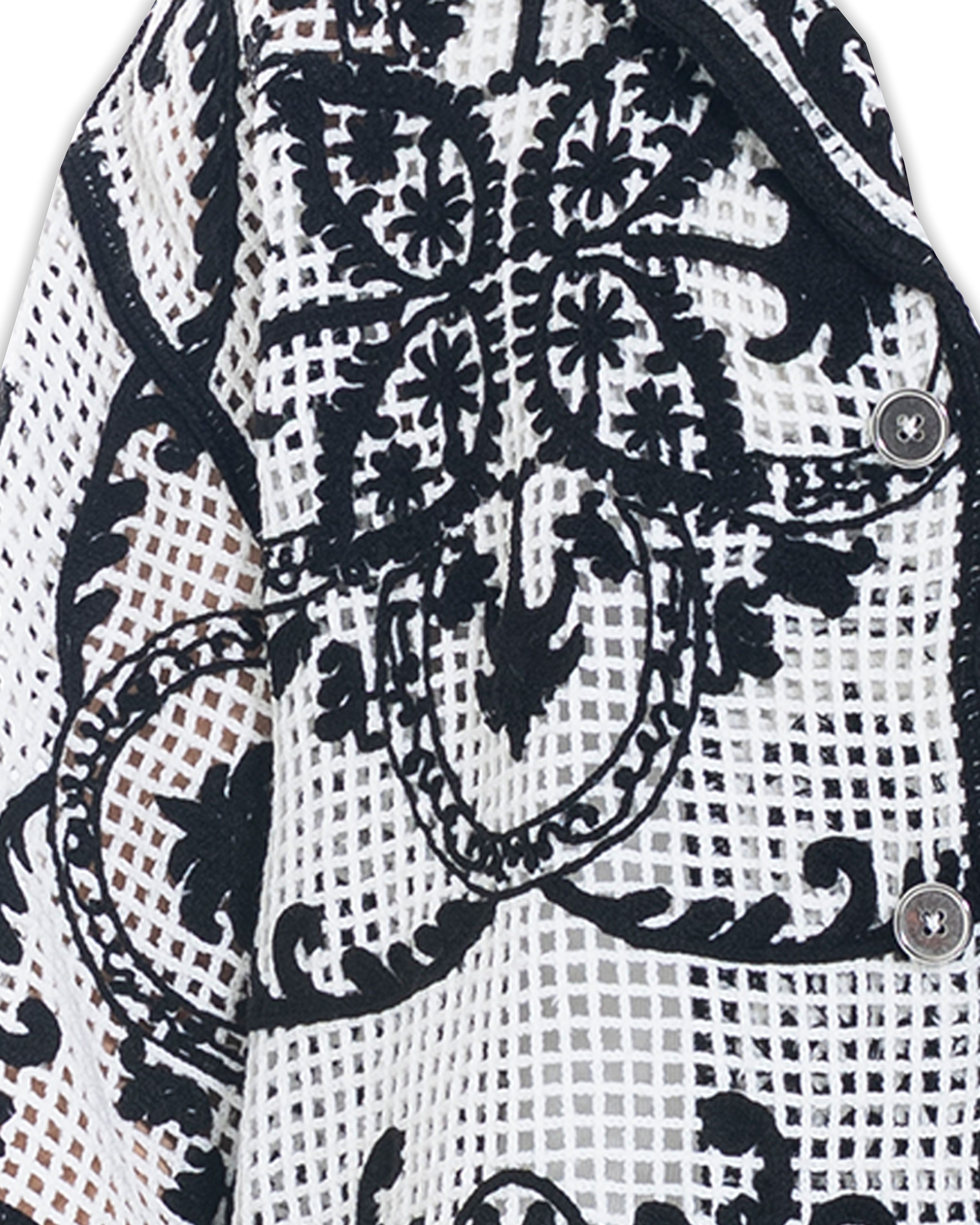 Unisex Knitted Ember Lace Shirt