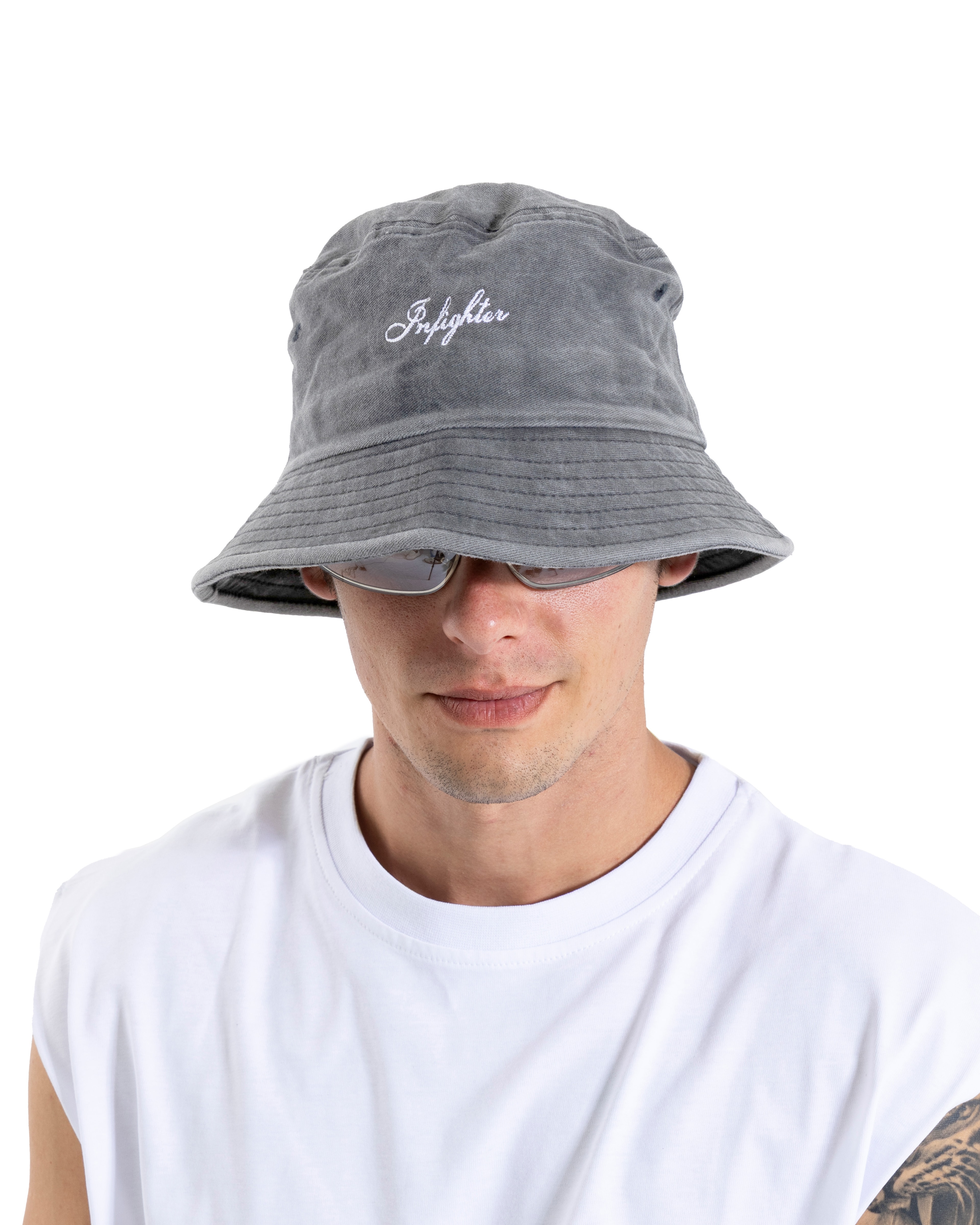 Balıkçı Yıkamalı Cap Gri