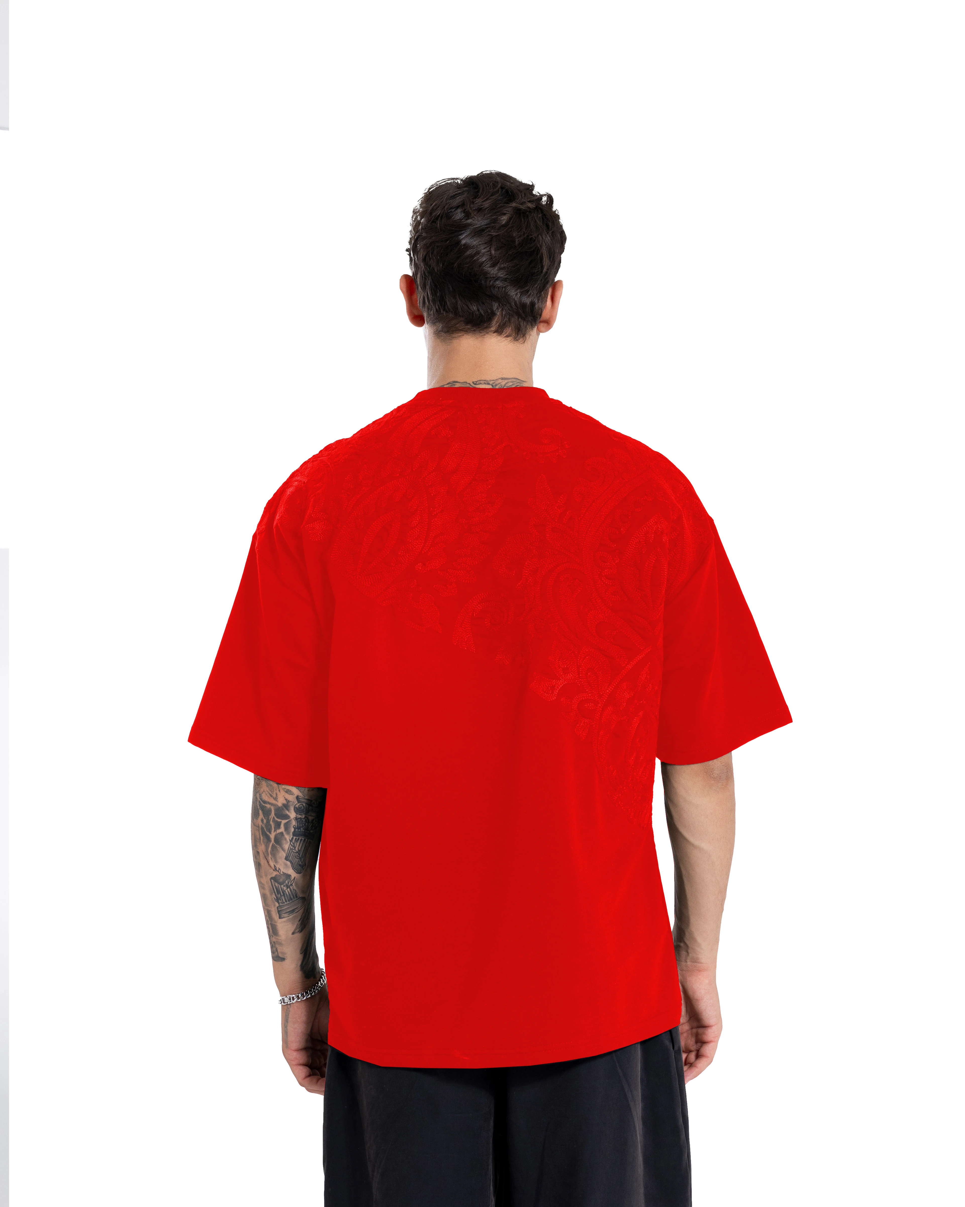 Premium Ethnic Oversize Kırmızı