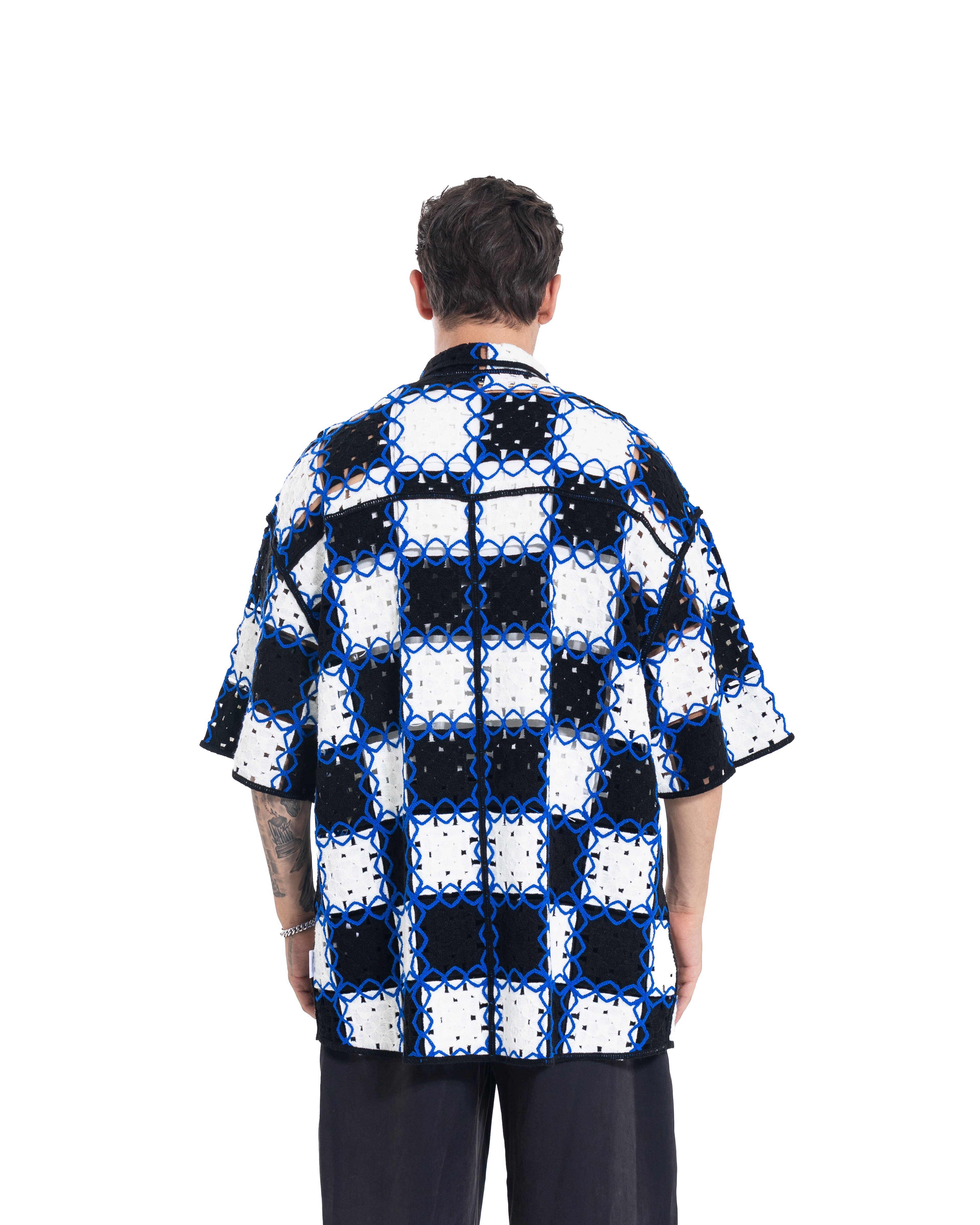 Unisex Knitted Pixel Tangle Shirt
