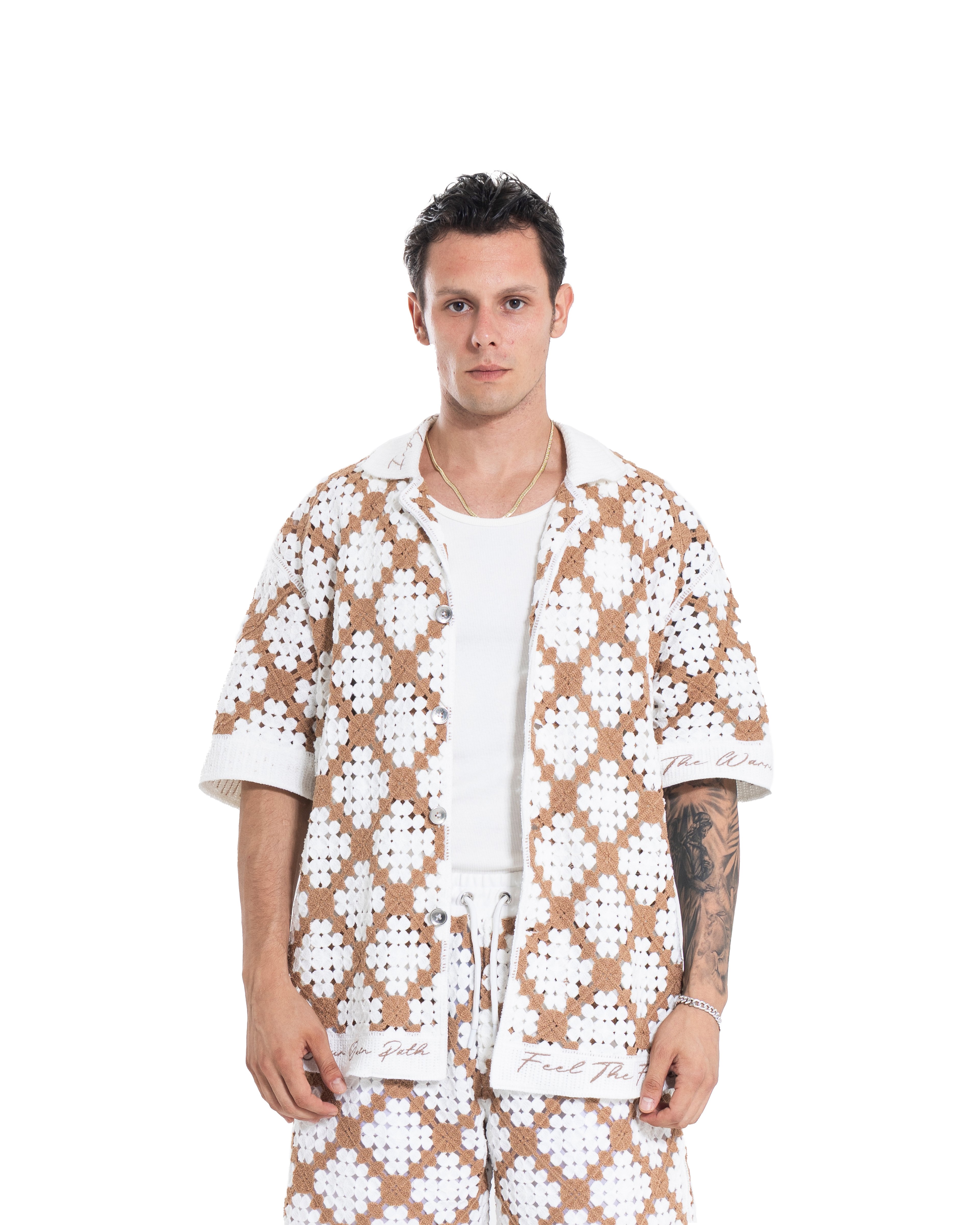 Unisex Knitted Feel The Flow Shirt