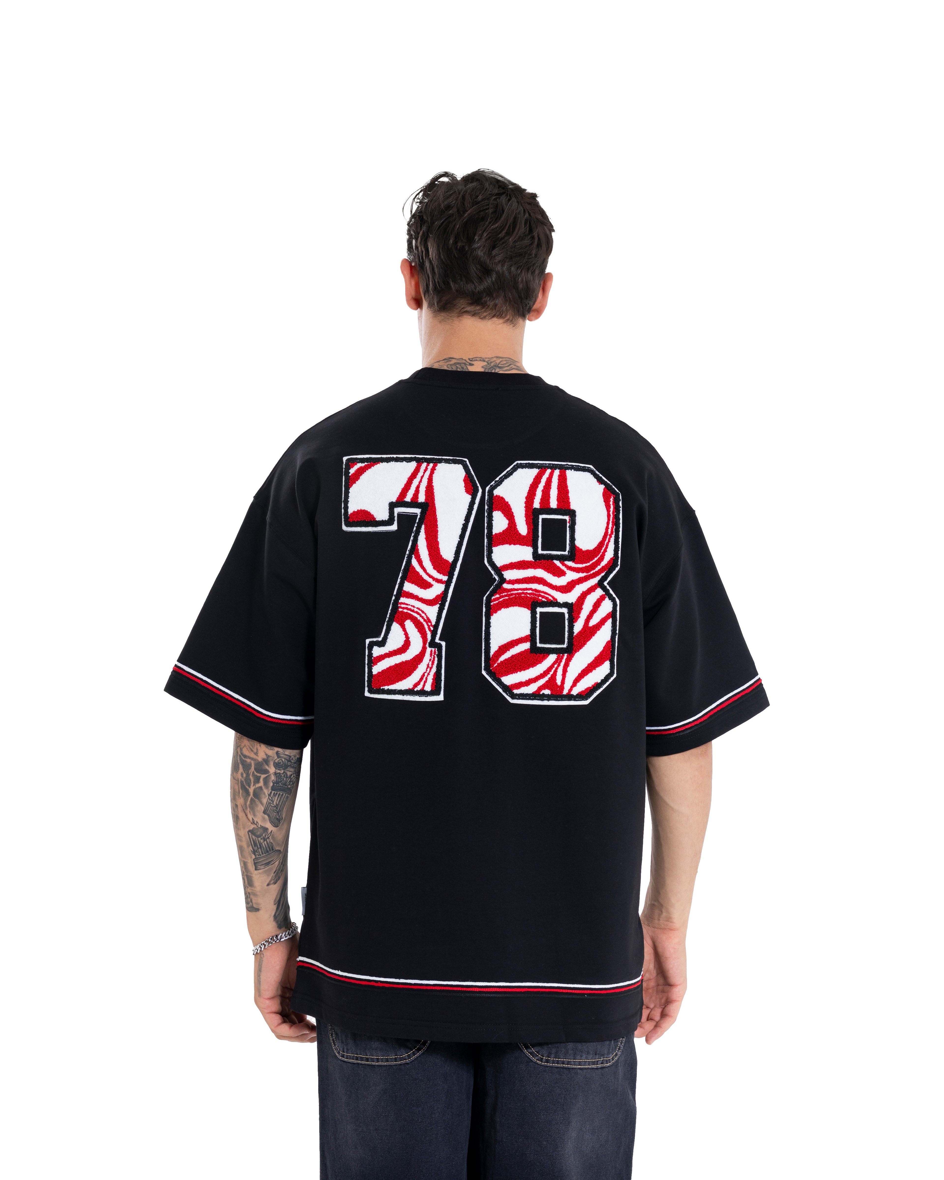 78 Oversize Siyah Tişört