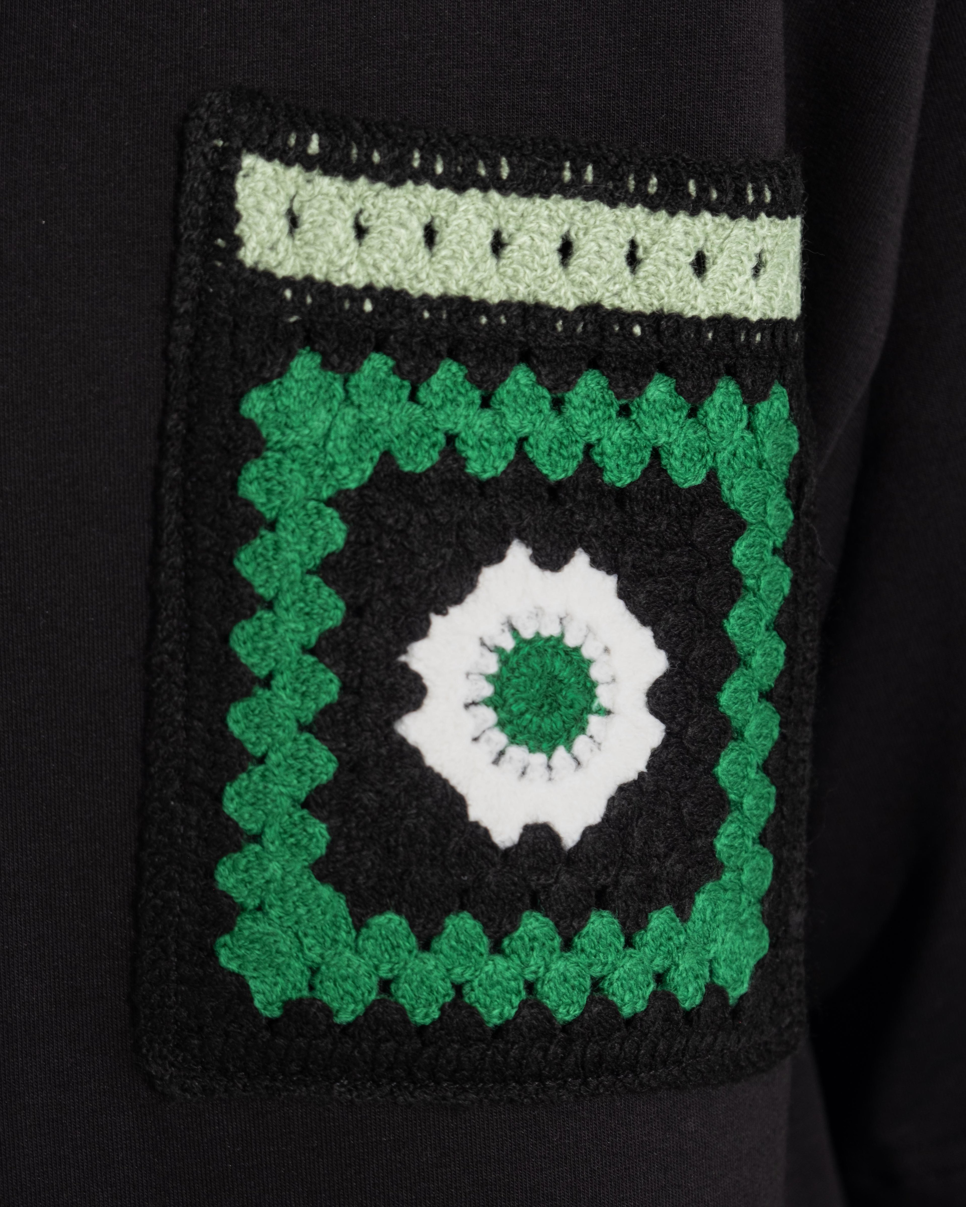 Knitting Siyah Tişört