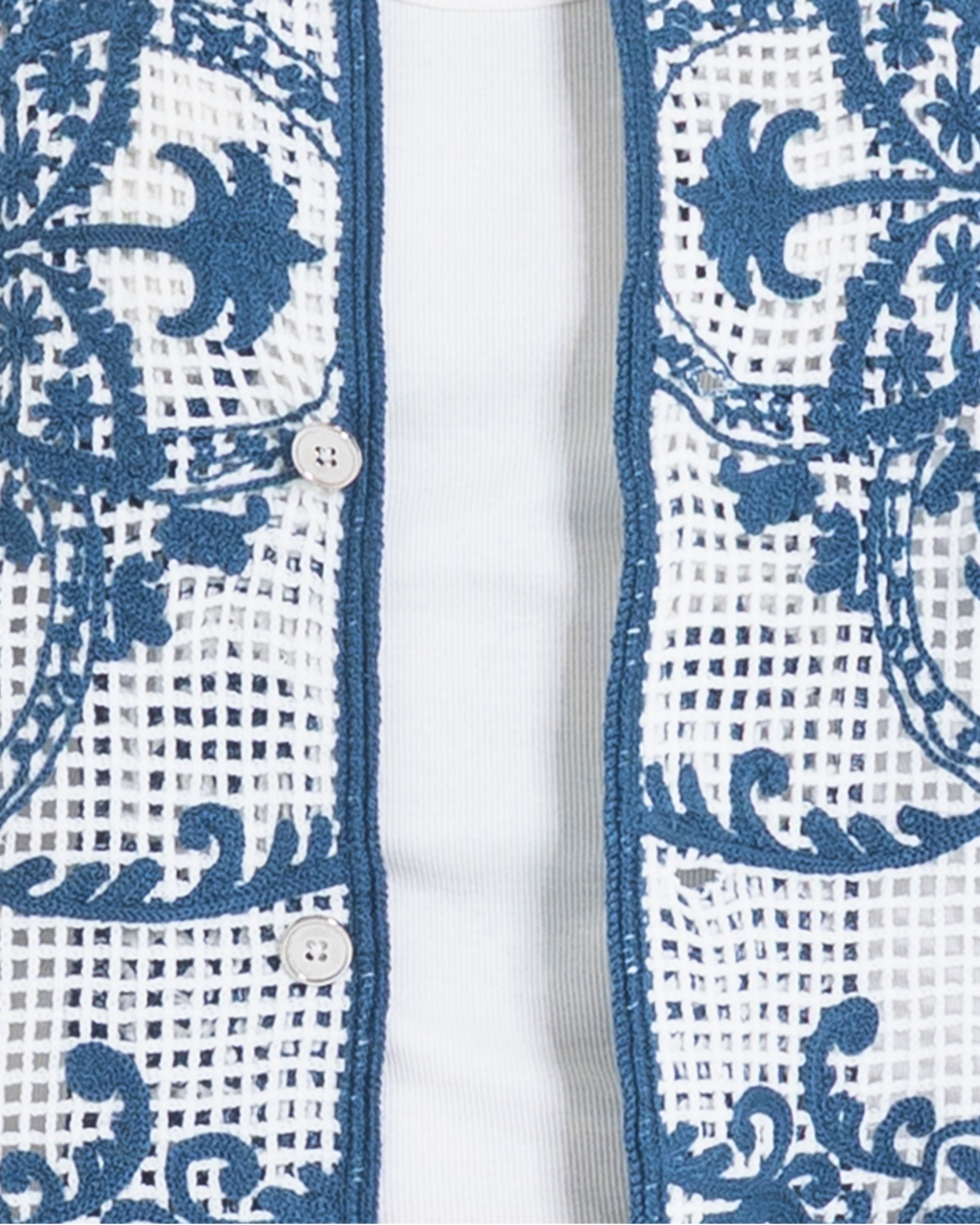Unisex Knitted Ember Lace Shirt
