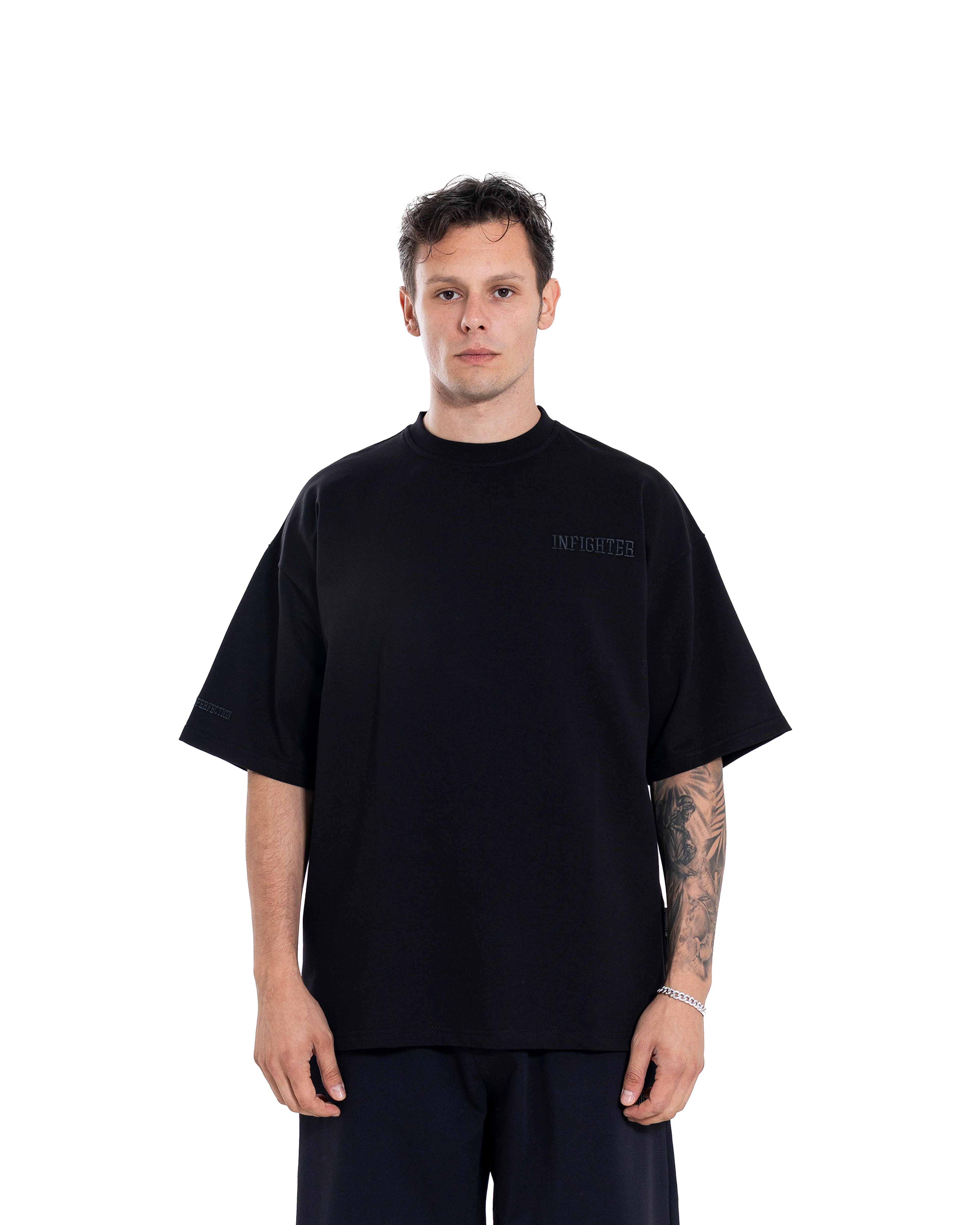 Siyah Basic Oversize Tişört