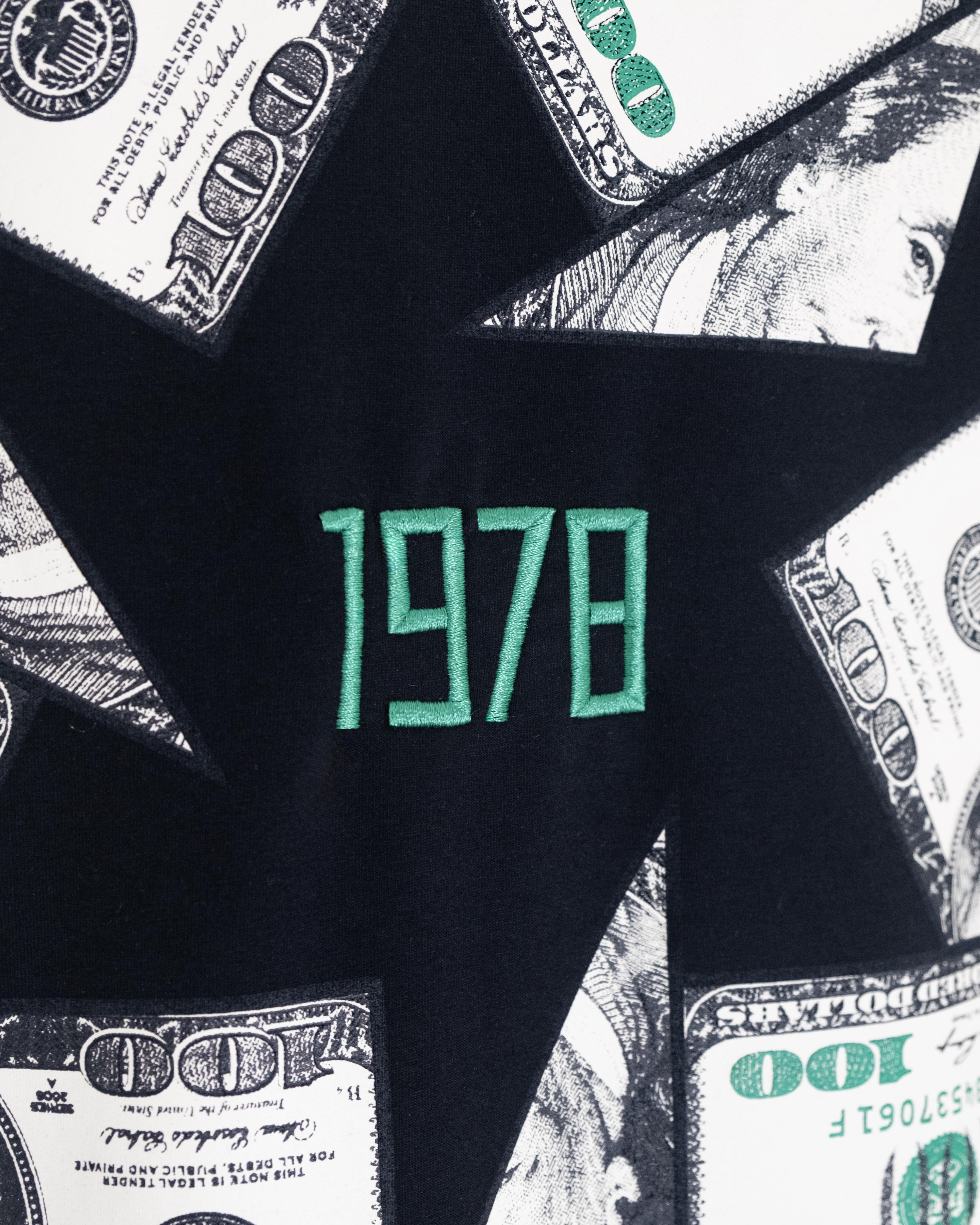Money Flow Oversize Siyah Tişört