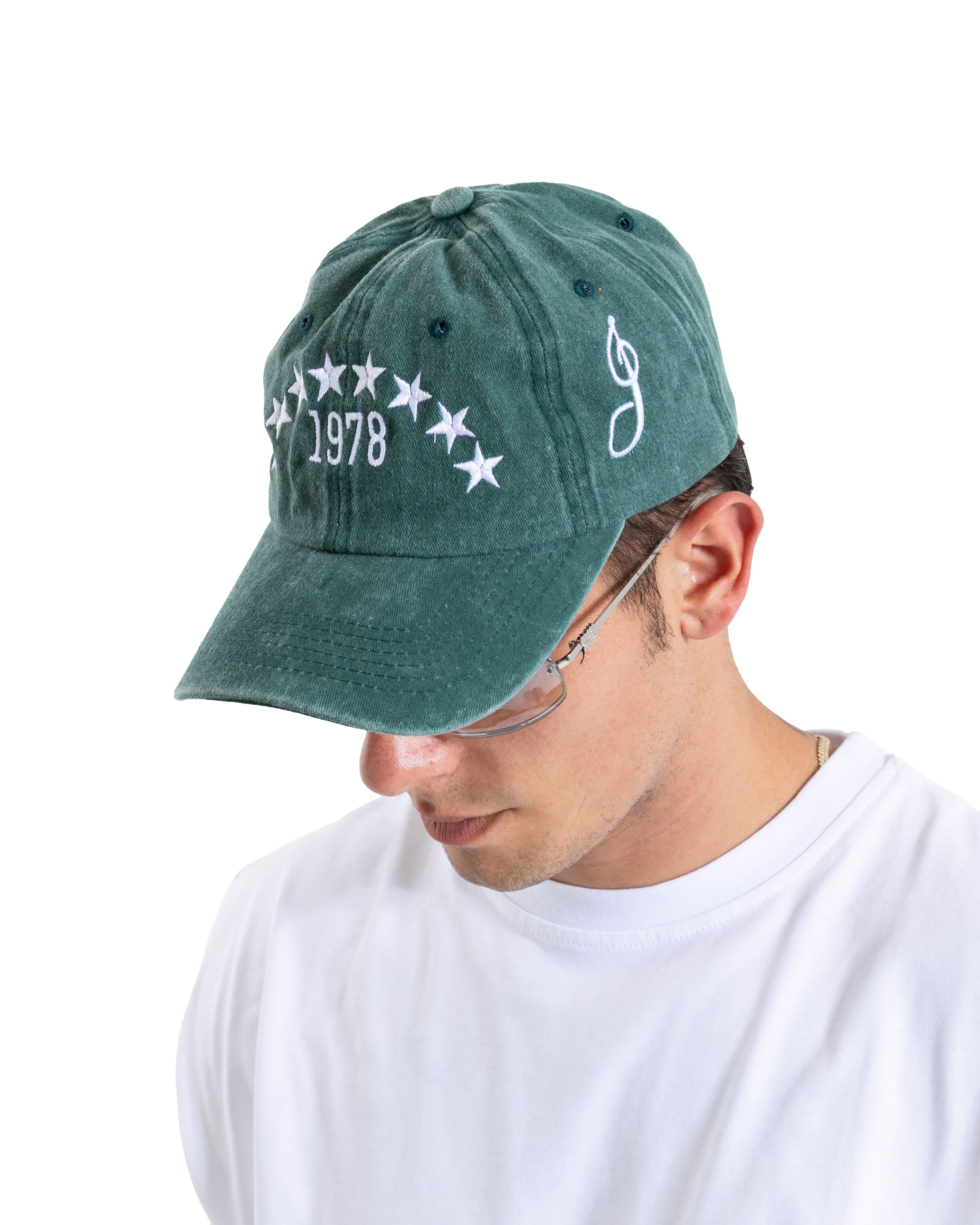 Yıkamalı Yeşil Star Embroidery